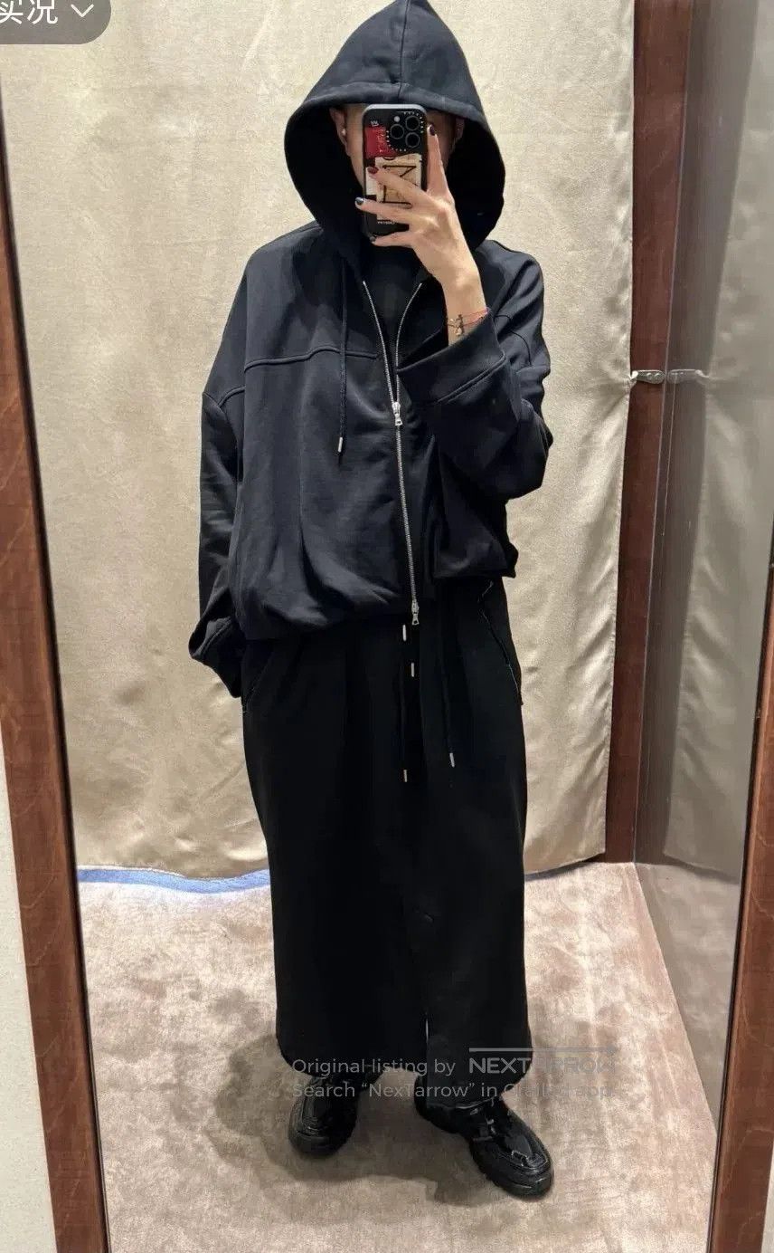 Dries Van Noten Dries Van Noten Black Hooded Sweatshirt. Size US M / EU 48-50 / 2 - 2 Thumbnail