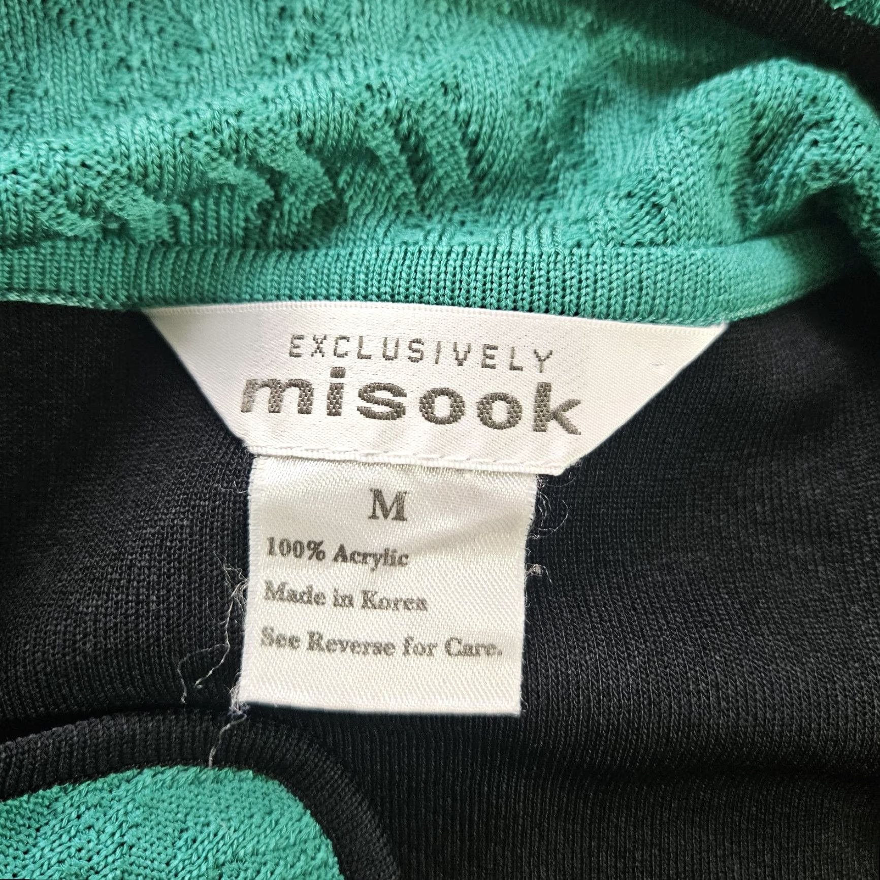 Vintage Misook Jacket Womens Medium Black Button Front Long Sleeve Knit Coat StyleBasic Jacket Mens Womens Size M / US 6-8 / IT 42-44 - 4 Thumbnail