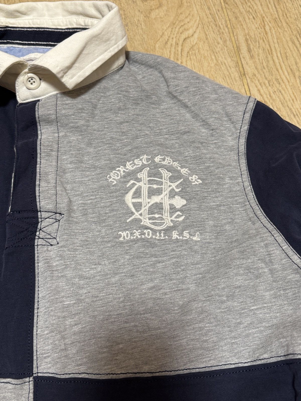 Designer × Japanese Brand Vintage Polo Ralph Lauren Style Distressed Rugby Sweatshirt Size US M / EU 48-50 / 2 - 5 Thumbnail