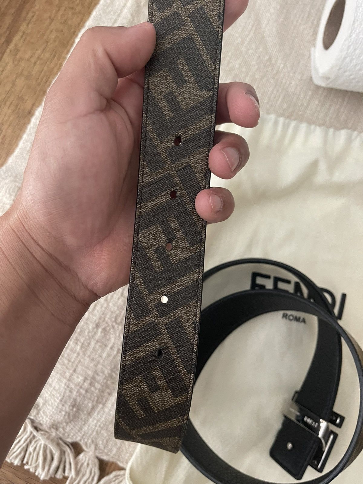 Fendi Fendi reversible belt Size 32 - 3 Thumbnail
