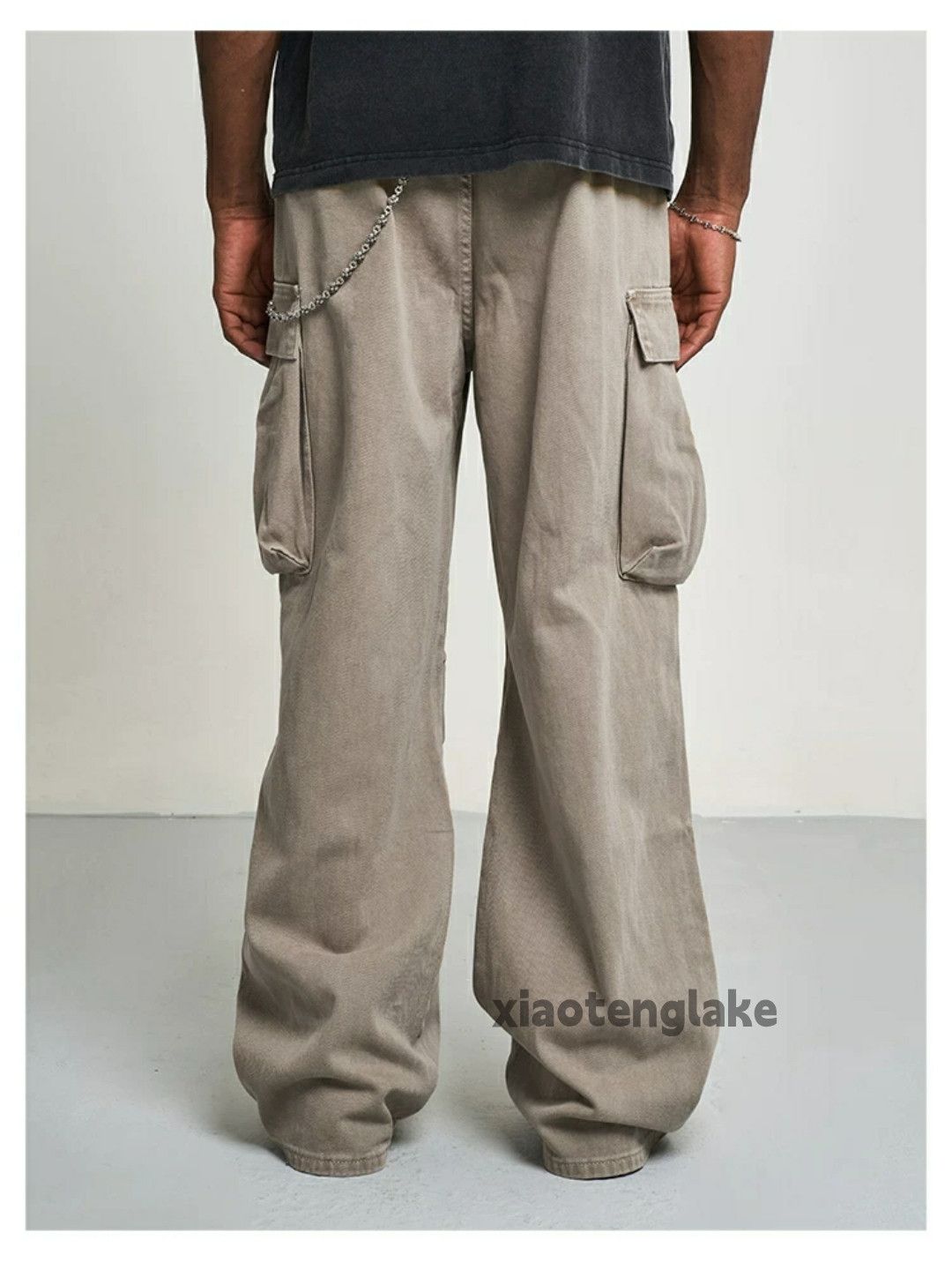 Designer × Japanese Brand × Vintage washed faded cleanfit skate hiphop baggy cargo pants Size US 32 / EU 48 - 3 Thumbnail