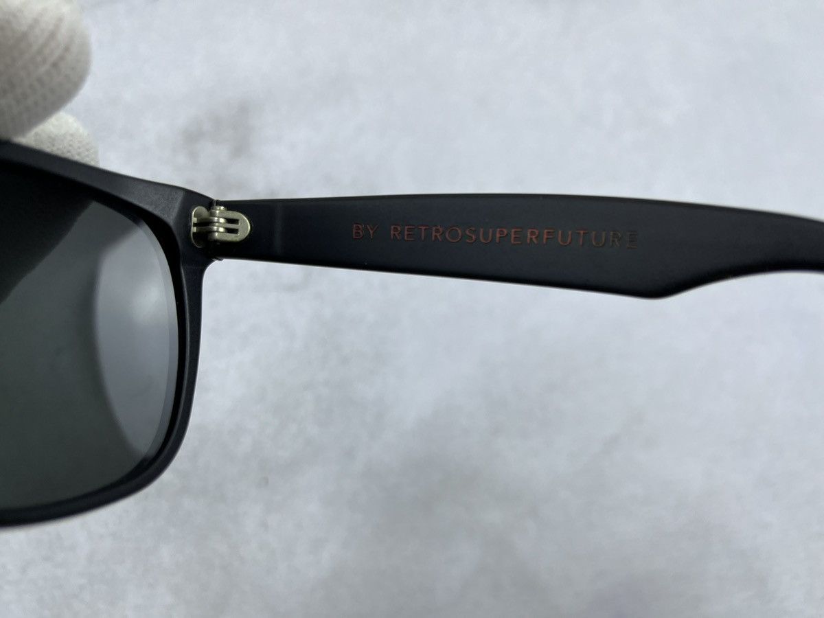Retrosuperfuture Flat Top Matte Sunglasses in Black, Men's — image 5 of 6