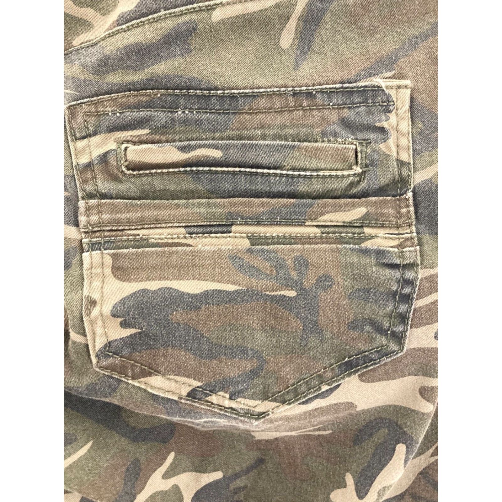 Vintage Nick Danger Jeans Mens 34X30 Low Rise Camouflage 5 Pocket Cotton Blend Straight Leg Mens Size US 34 / EU 50 - 7 Thumbnail