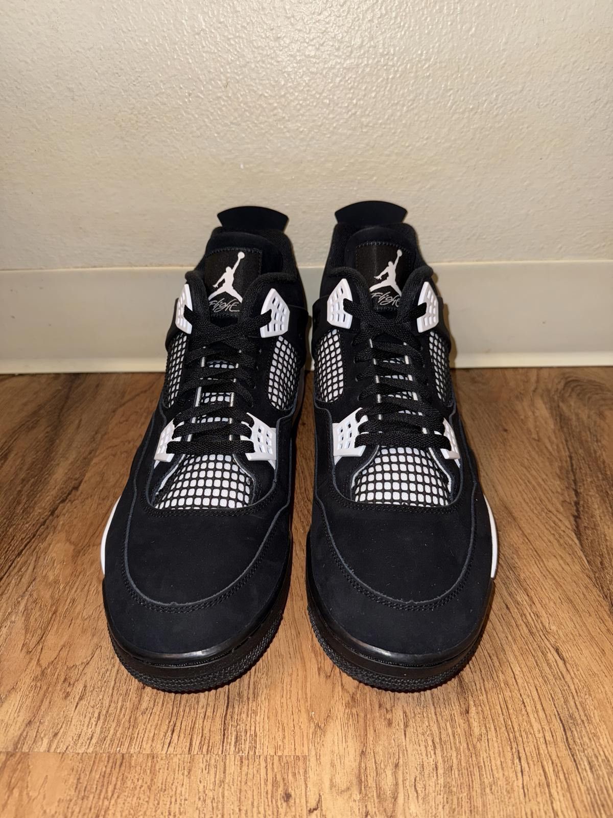 Nike Jordan 4 Retro Black Thunder Size US 15 / EU 48 - 4 Thumbnail