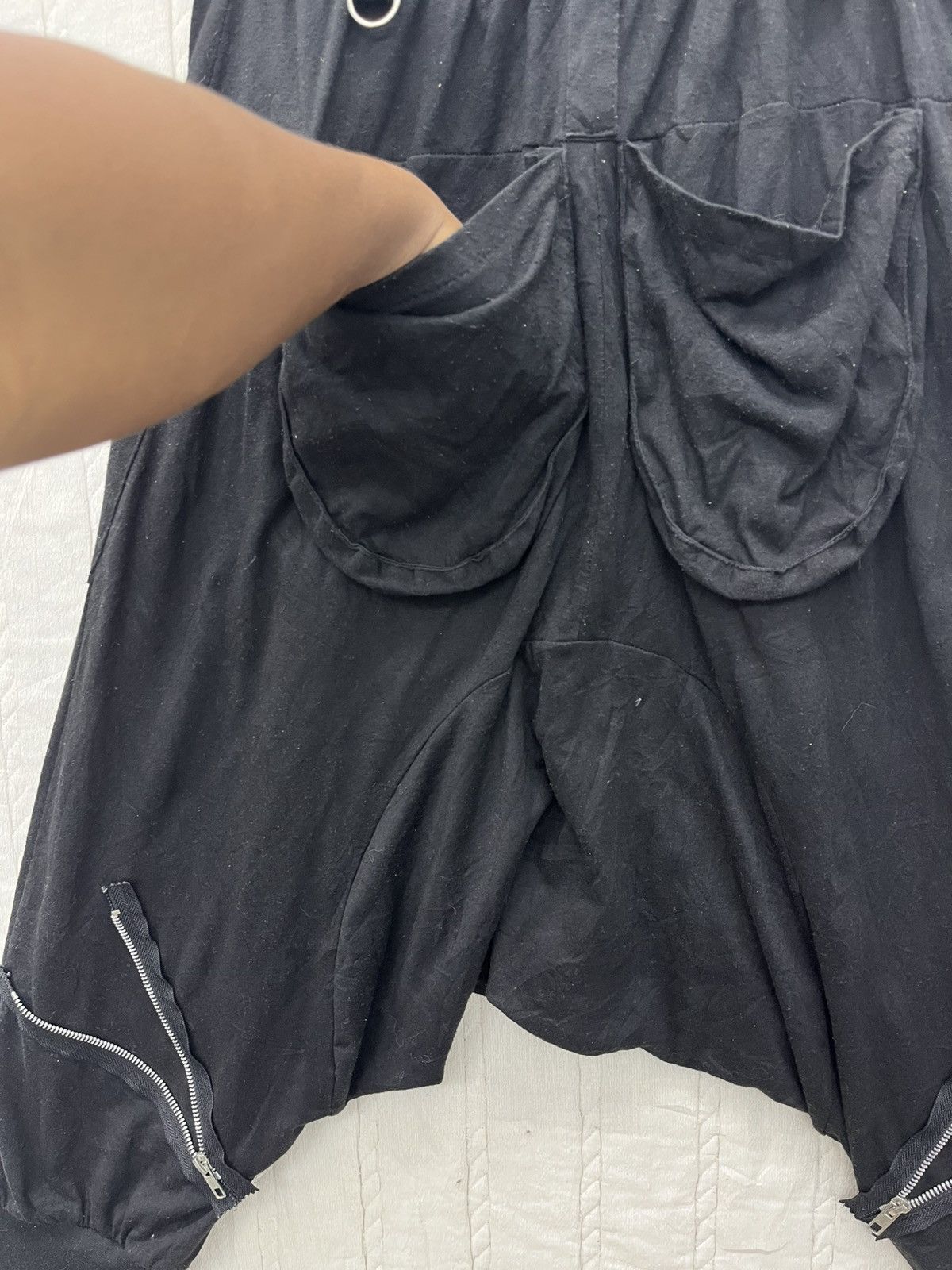 Hypebeast × Japanese Brand GOTHIC BAGGY DROP CROTCH PANTS Size US 26 / EU 42 - 7 Thumbnail