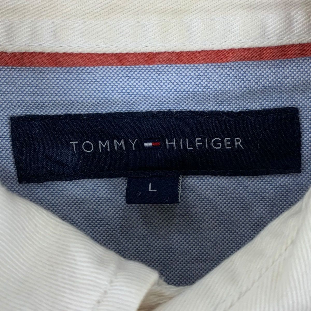 Tommy Hilfiger Vintage TOMMY HILFIGER USA Striped Rugby Polo Tee Shirt Size US L / EU 52-54 / 3 - 6 Thumbnail