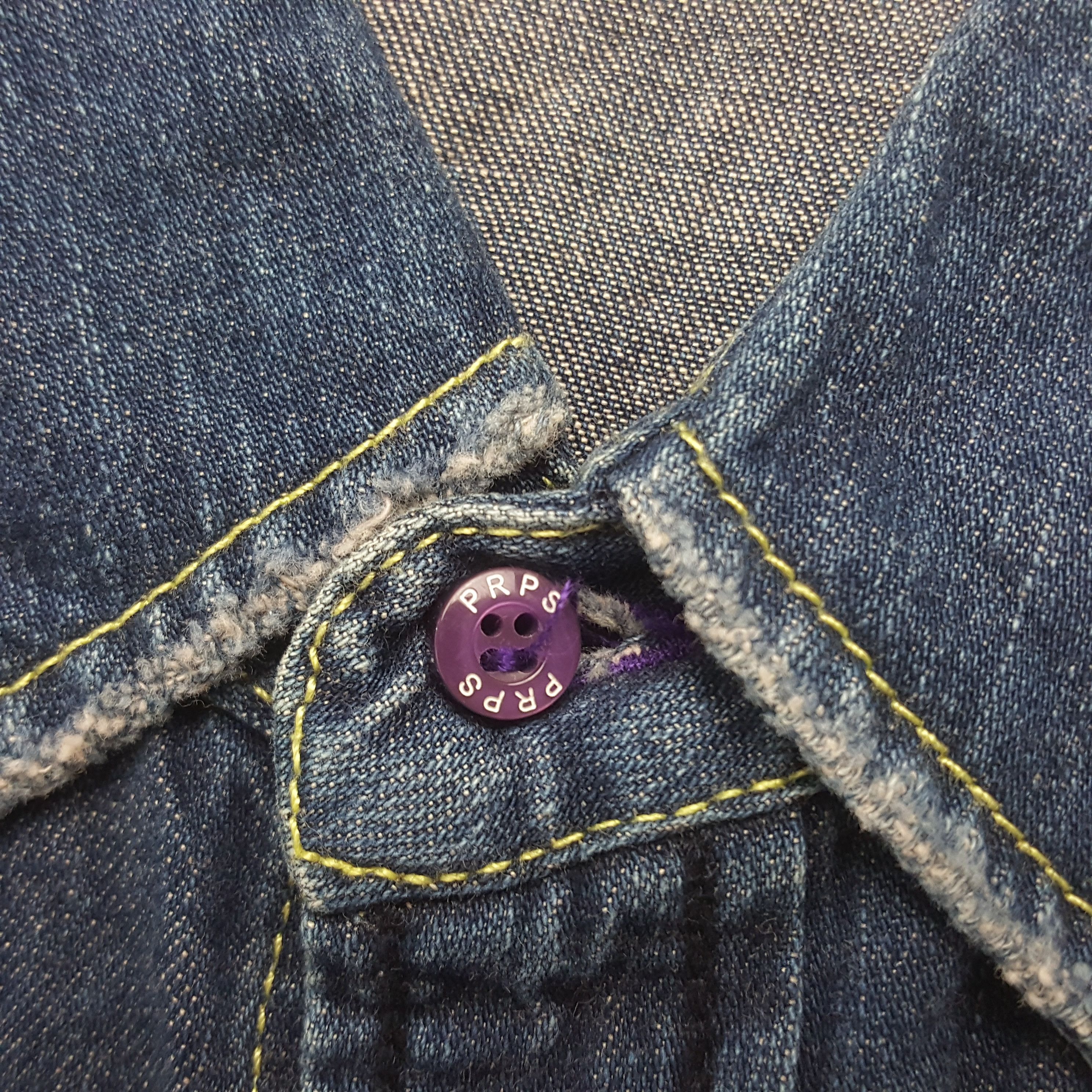 Prps Vintage PRPS Denim Button Up Shirt Size US L / EU 52-54 / 3 - 7 Thumbnail