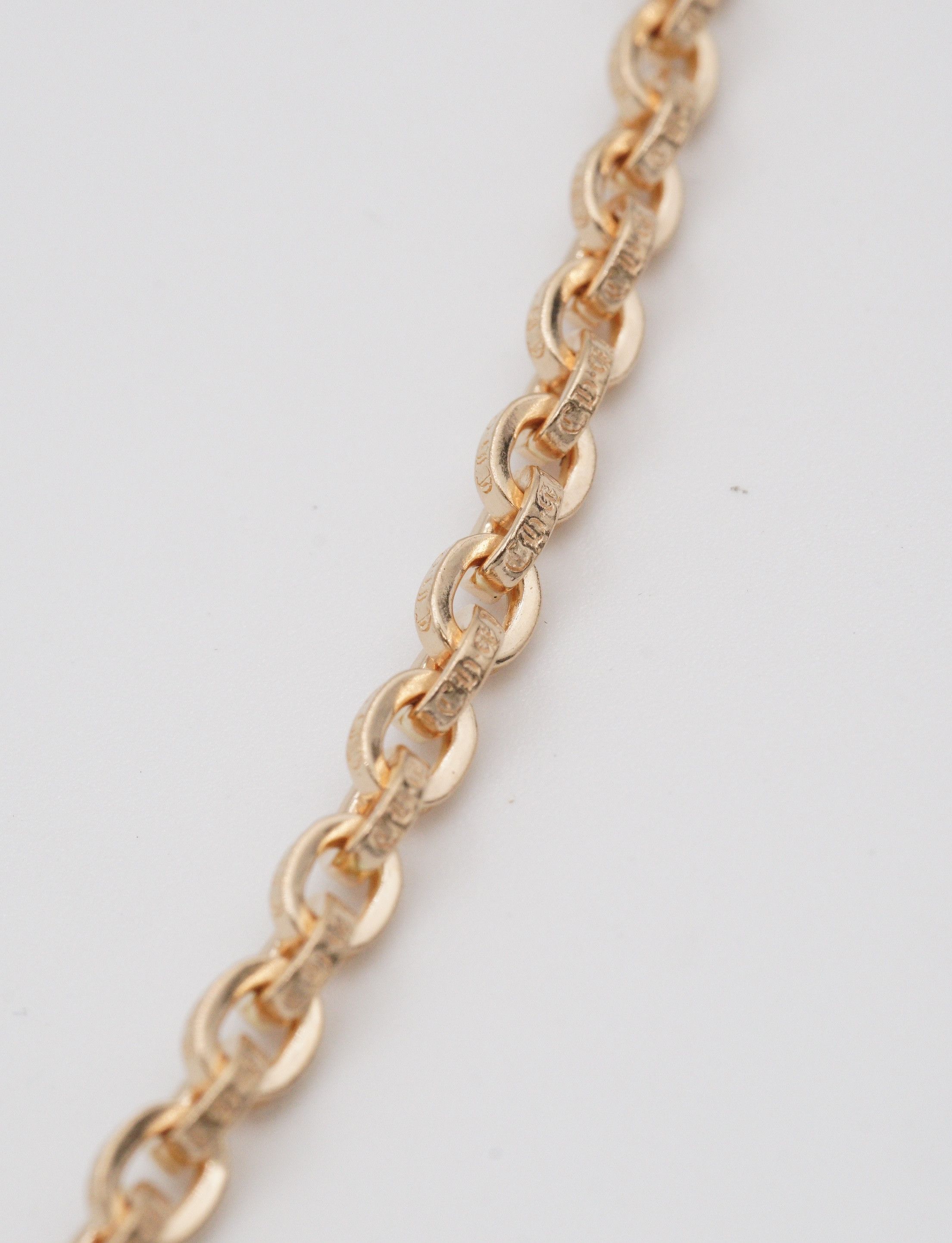 Chrome Hearts Chrome Hearts 22K Paperchain Bracelet - 6.5 inch Size ONE SIZE - 4 Thumbnail