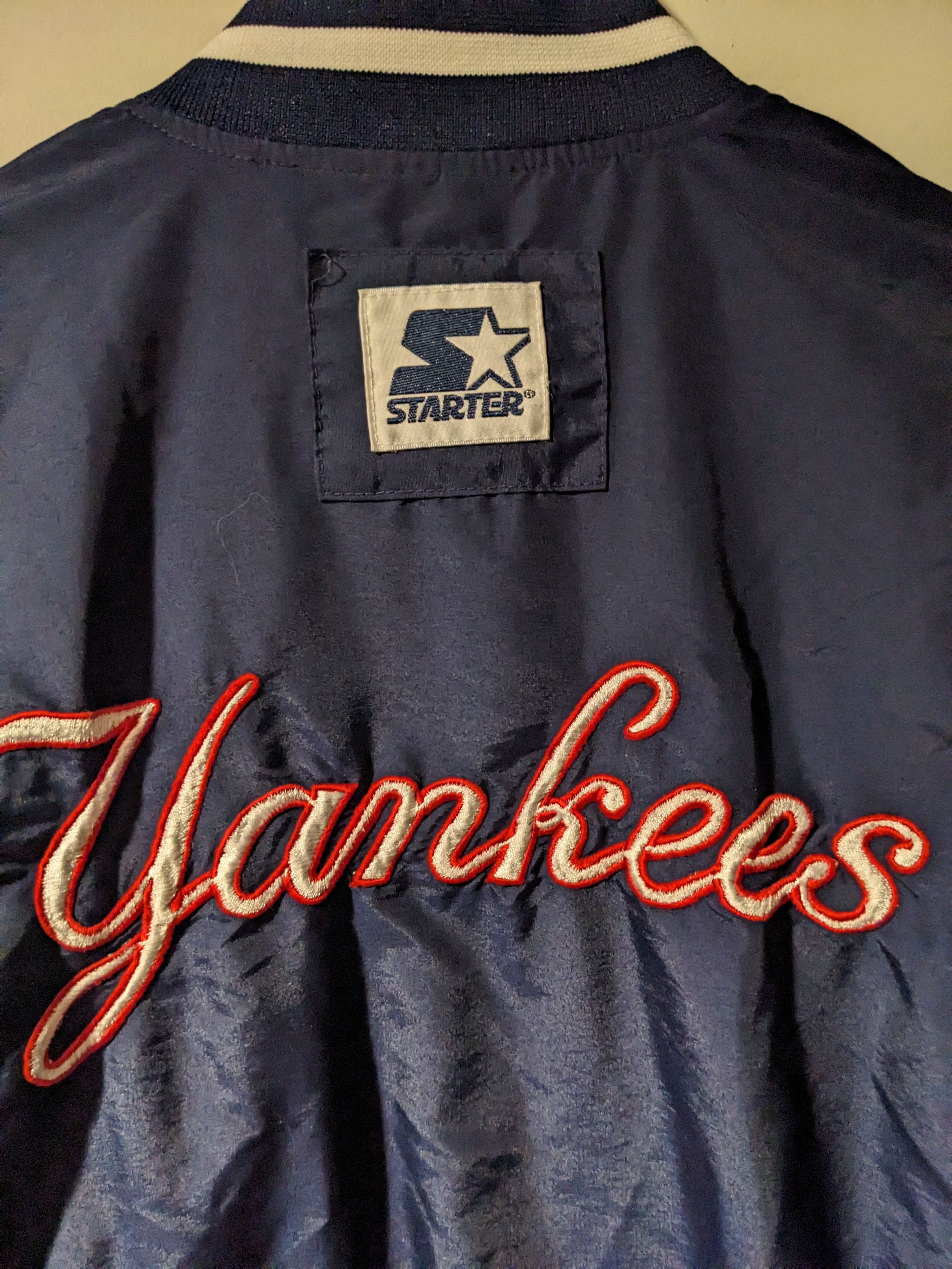 MLB × Starter × Vintage Vintage 90s New York Yankee Starter Youth Large Blue Jacket Size US L / EU 52-54 / 3 - 2 Thumbnail
