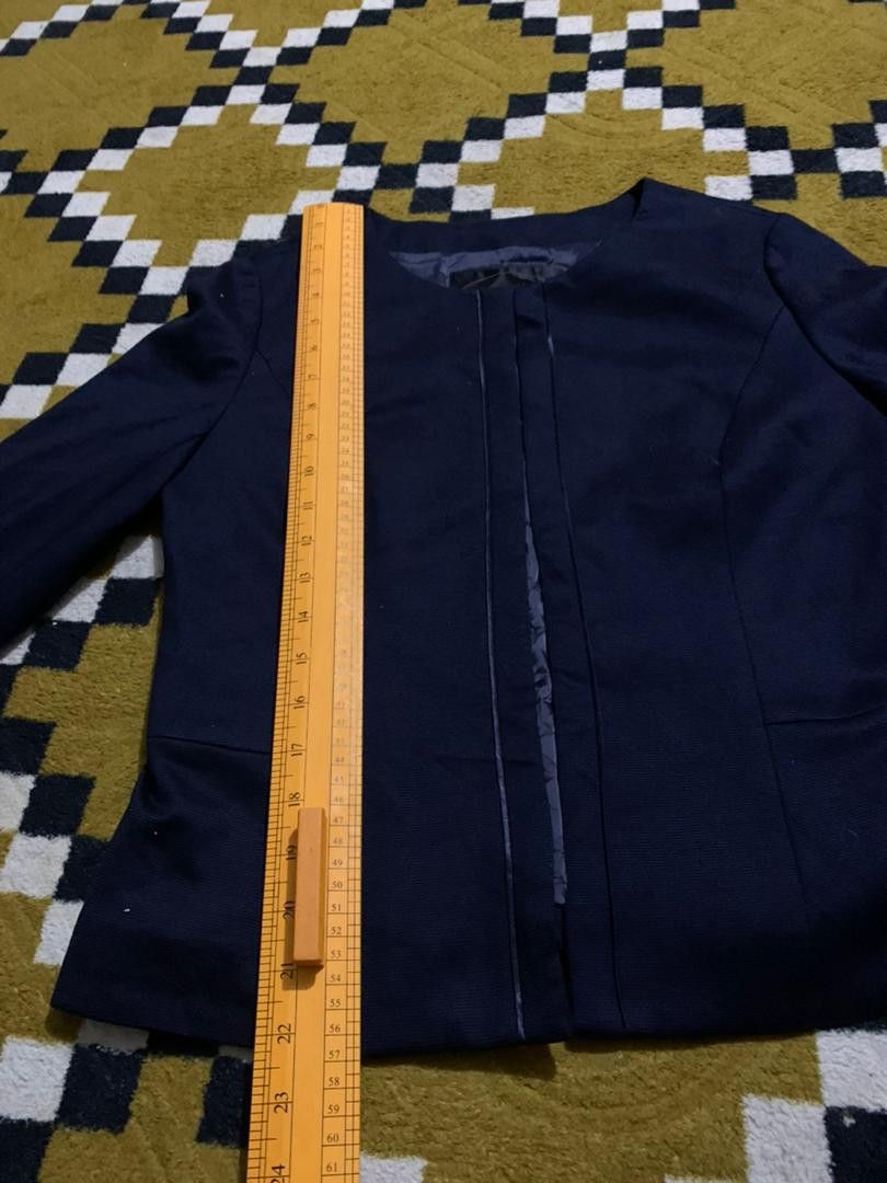 Vintage p4 UNTITLED made in japan Japanese Brand dark blue Coat Size US M / EU 48-50 / 2 - 4 Thumbnail