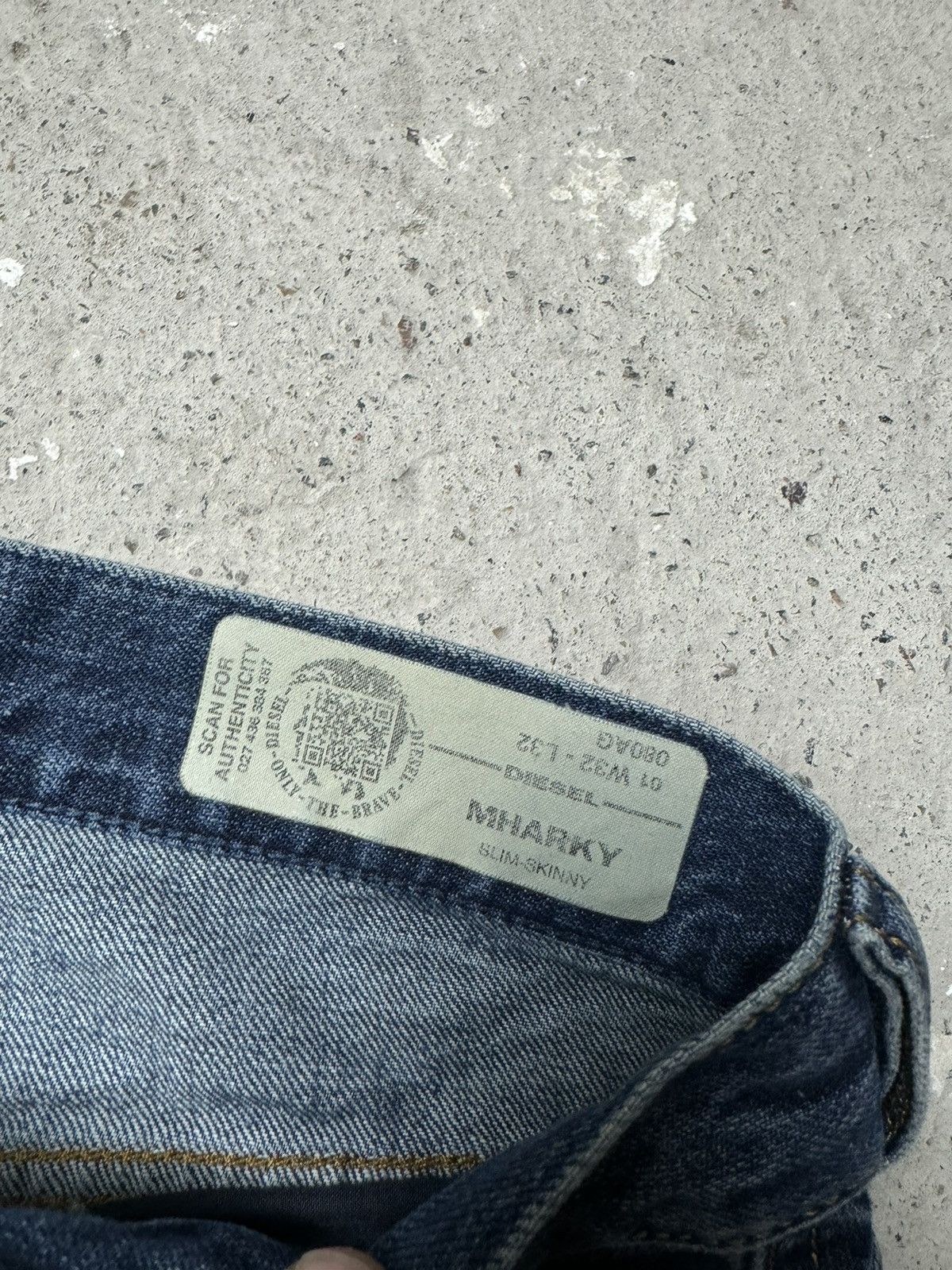 Diesel × Vintage Vintage Y2K Diesel Embroidered Logo Pocket Denim Jeans Pants Size US 32 / EU 48 - 8 Thumbnail