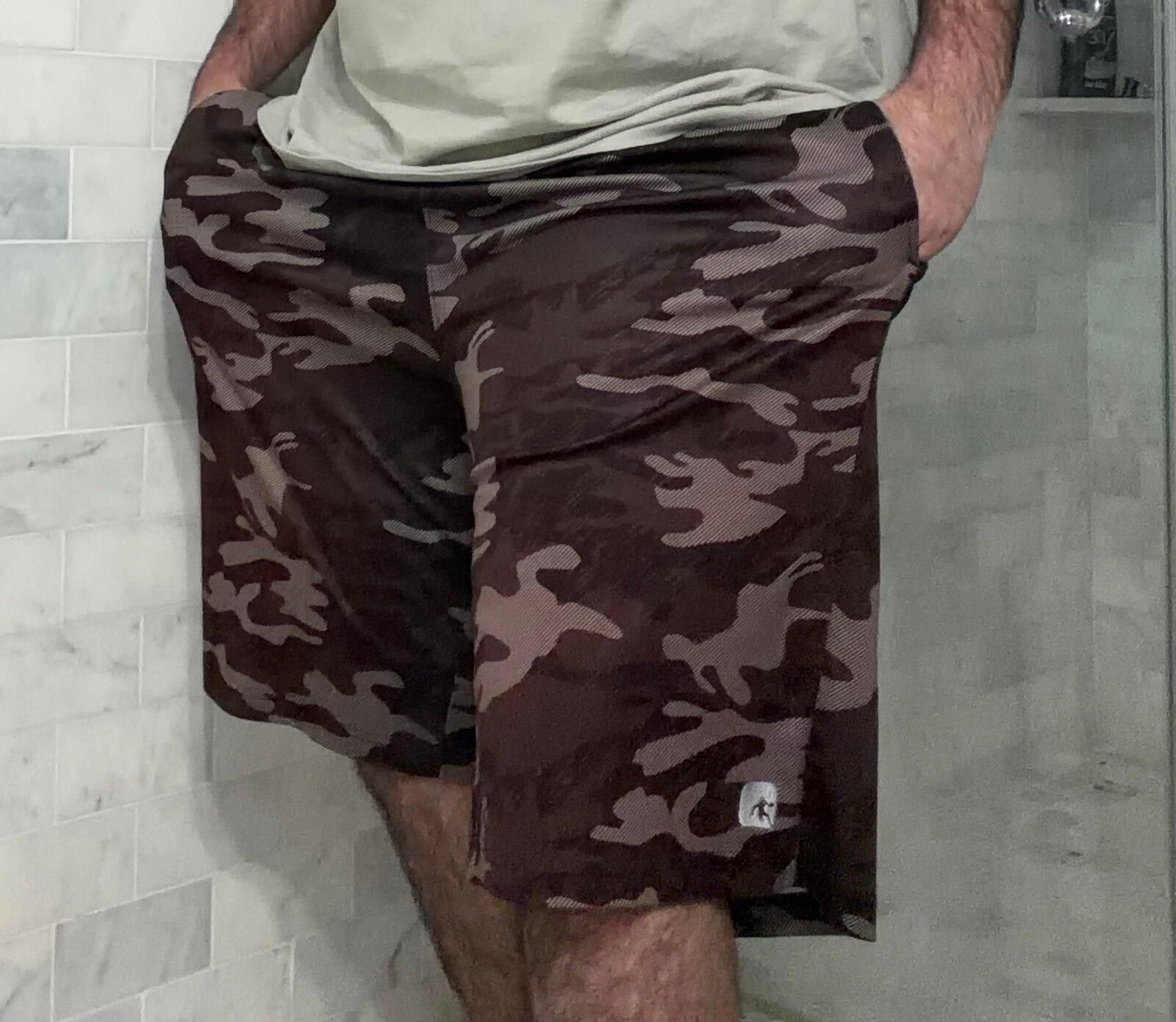 JW Anderson AND1 Brown Camo Beautiful Baggy Hoop Shorts Mens LG Vtg y2k Size US 34 / EU 50 - 7 Thumbnail