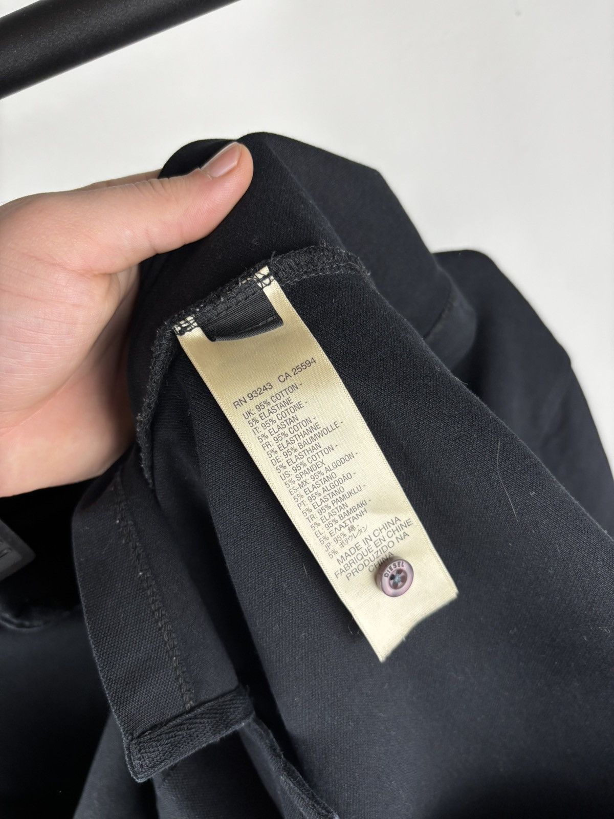 Diesel × Vintage Diesel Vintage Polo Black Small Logo size L Size US L / EU 52-54 / 3 - 5 Thumbnail