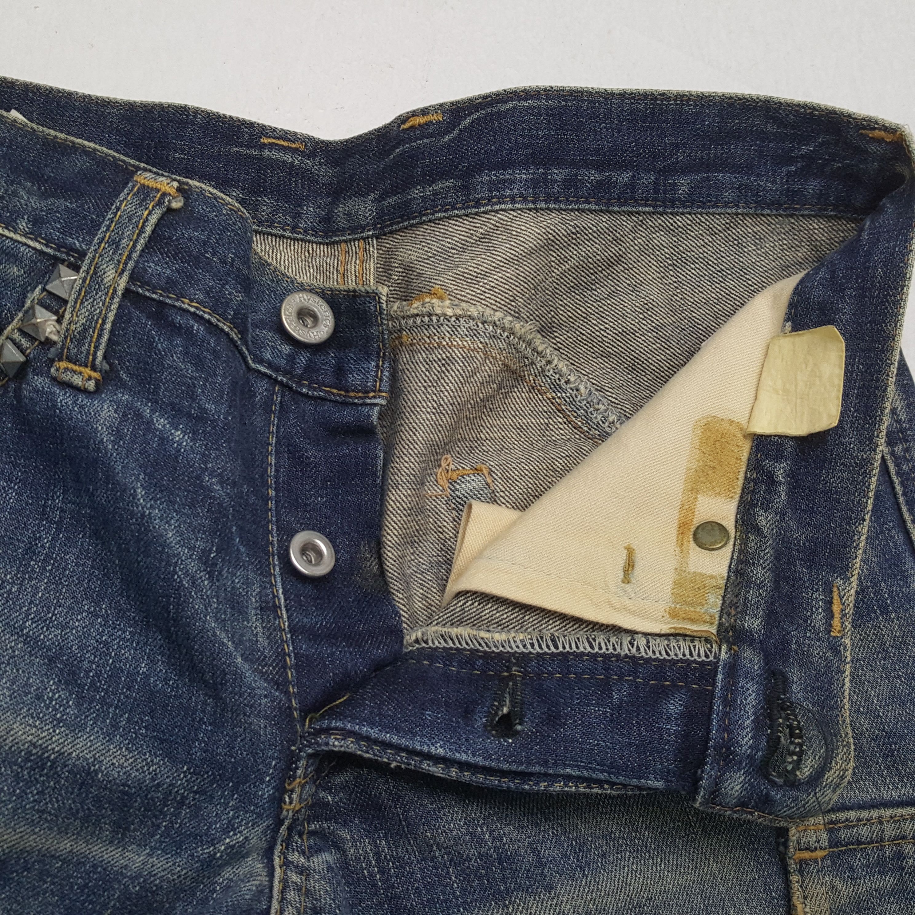 Hysteric Glamour × Japanese Brand × Vintage HYSTERIC GLAMOUR Japanese Brand Custom Art Jeans Size 27" / US 4 / IT 40 - 14 Thumbnail