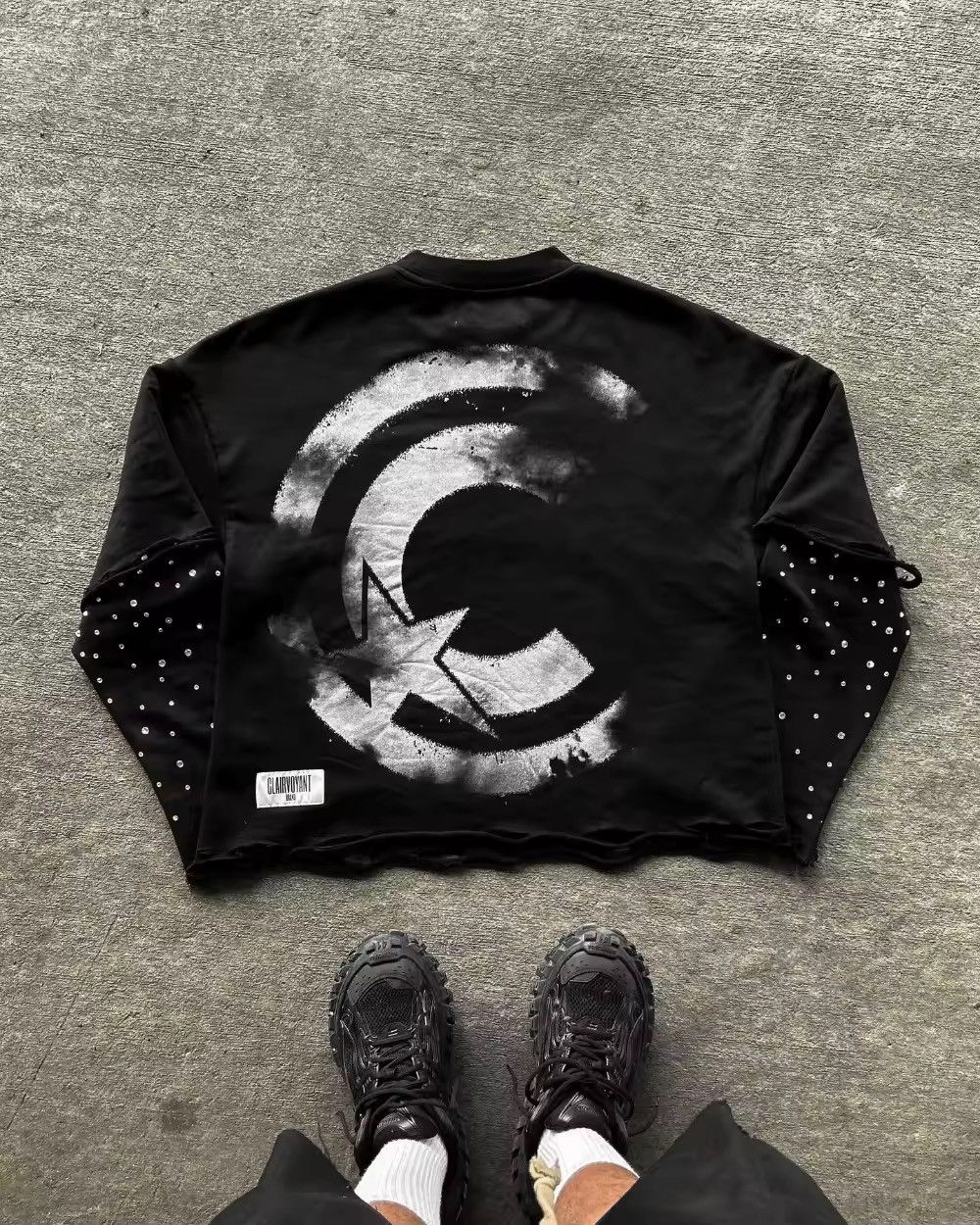 Vintage Harajuku Letter Pattern Diamond Double Layer Shirt Unisex Size M / US 6-8 / IT 42-44 - 2 Thumbnail