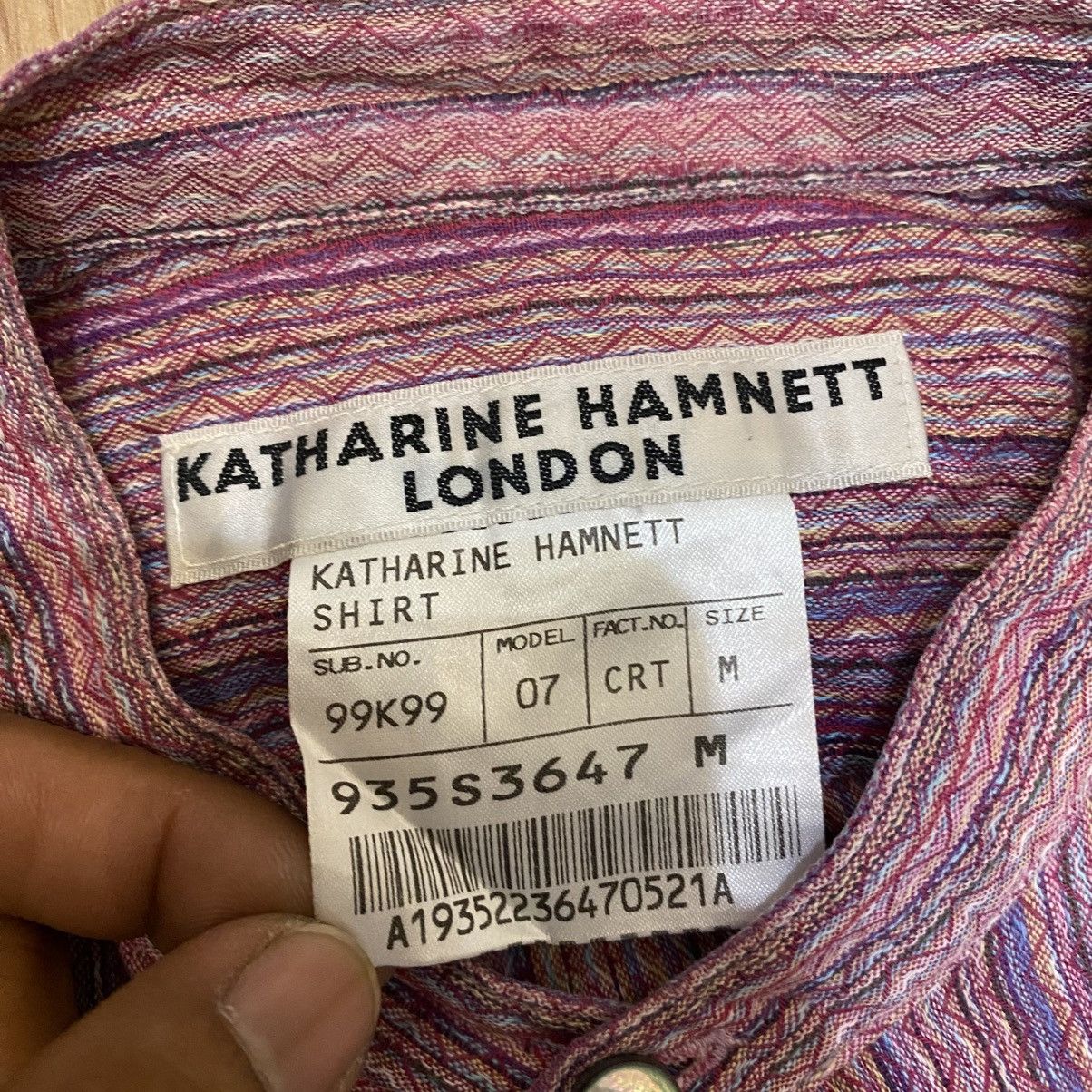 Katharine Hamnett London 90s Katharine Hamnett Collar Shanghai Button Up Shirt Size US M / EU 48-50 / 2 - 8 Thumbnail