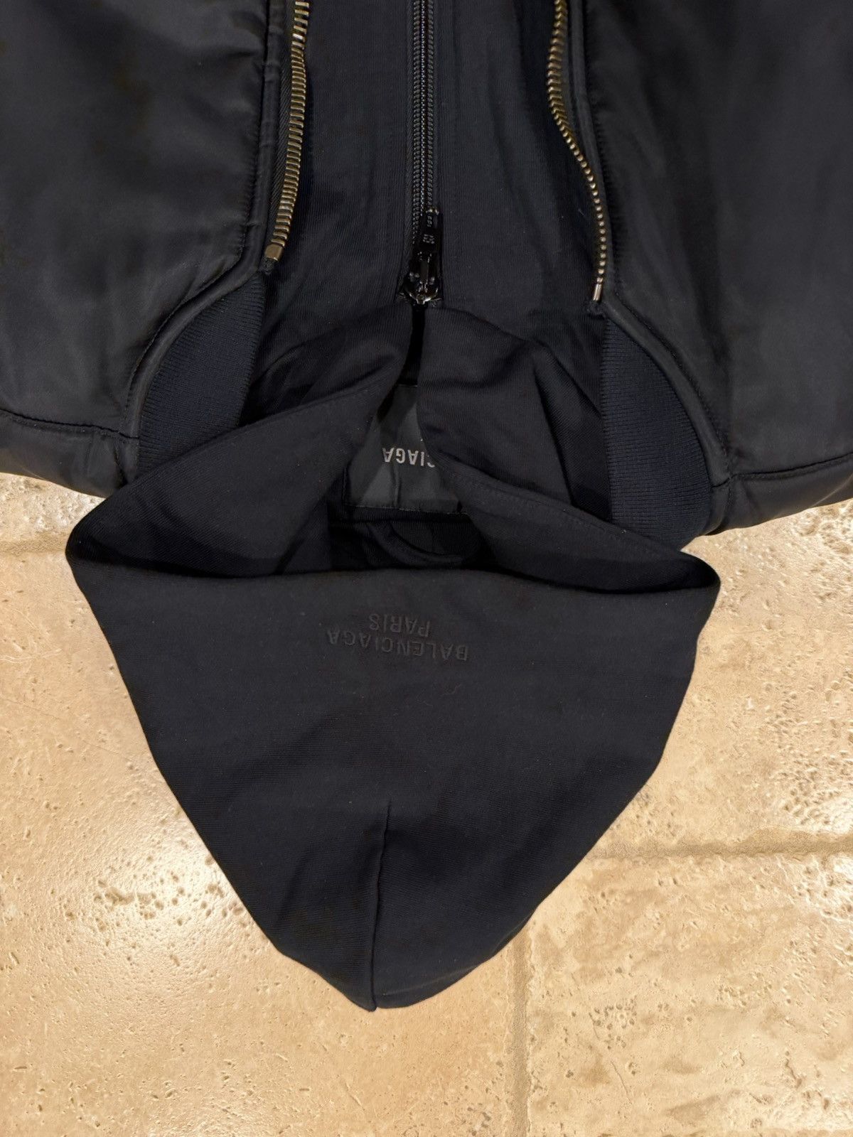 Balenciaga Balenciaga SS23 Demna All In Hoodie / Nylon Bomber Jacket Size US XL / EU 56 / 4 - 10 Thumbnail