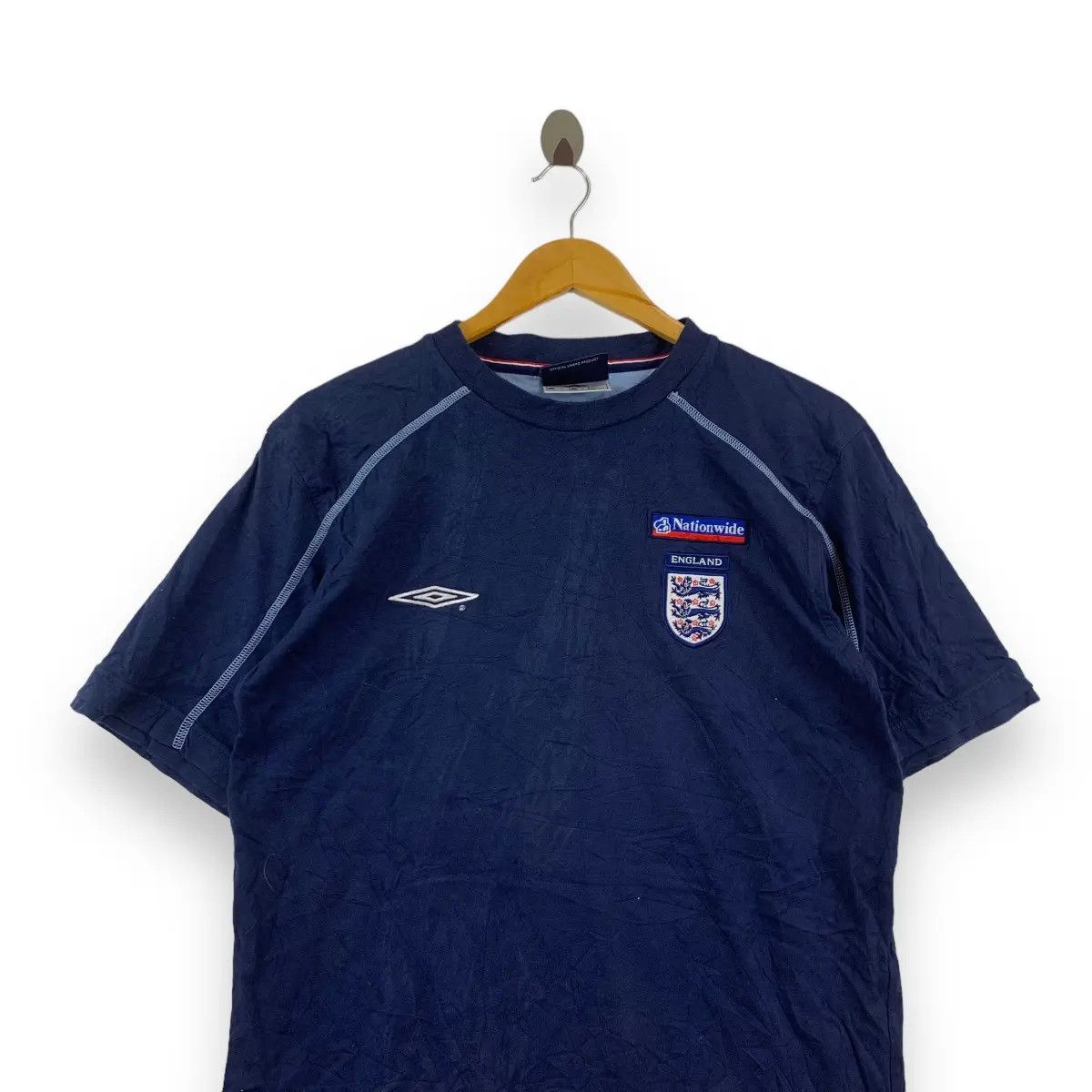 Umbro Vintage UMBRO ENGLAND NATIONWIDE Michael Owen Jersey Size US M / EU 48-50 / 2 - 3 Thumbnail