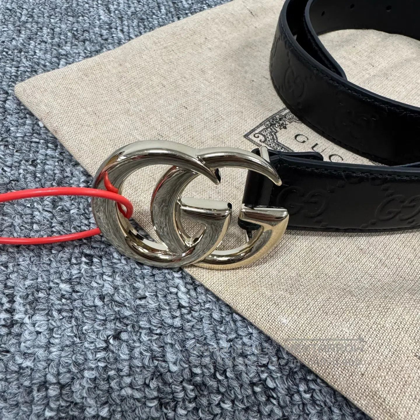 Gucci Guicci Double G buckle; Double G embossed; Belt| Size ONE SIZE - 2 Thumbnail