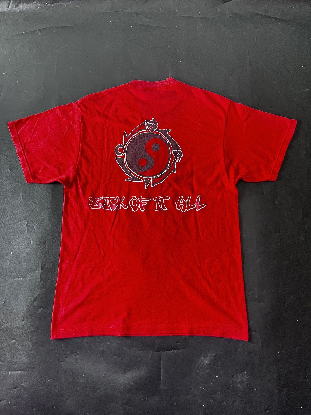 Band Tees SICK OF IT ALL 1990S VERY RARE Size US L / EU 52-54 / 3 - 2 Thumbnail