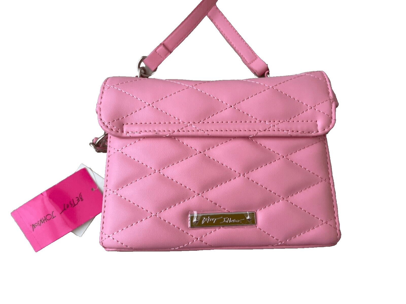 Betsey Johnson Betsey Johnson Viola Skull Crossbody Purse Bag Skull Pink Size ONE SIZE - 3 Thumbnail