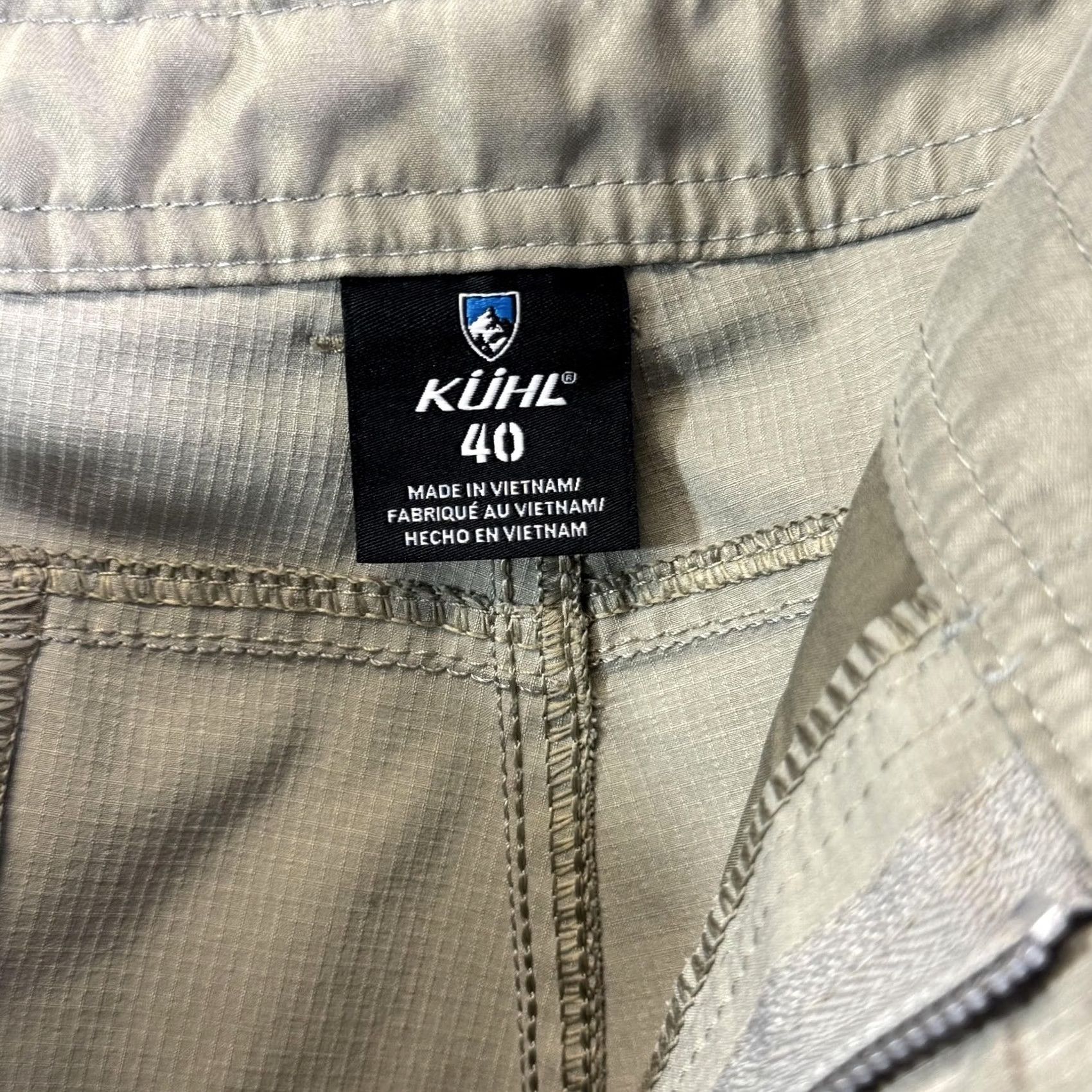 Vintage KÜHL Shorts Mens 40 Gray Outdoor Hiking Performance Lightweight Ripstop 205 Size US 40 / EU 56 - 2 Thumbnail