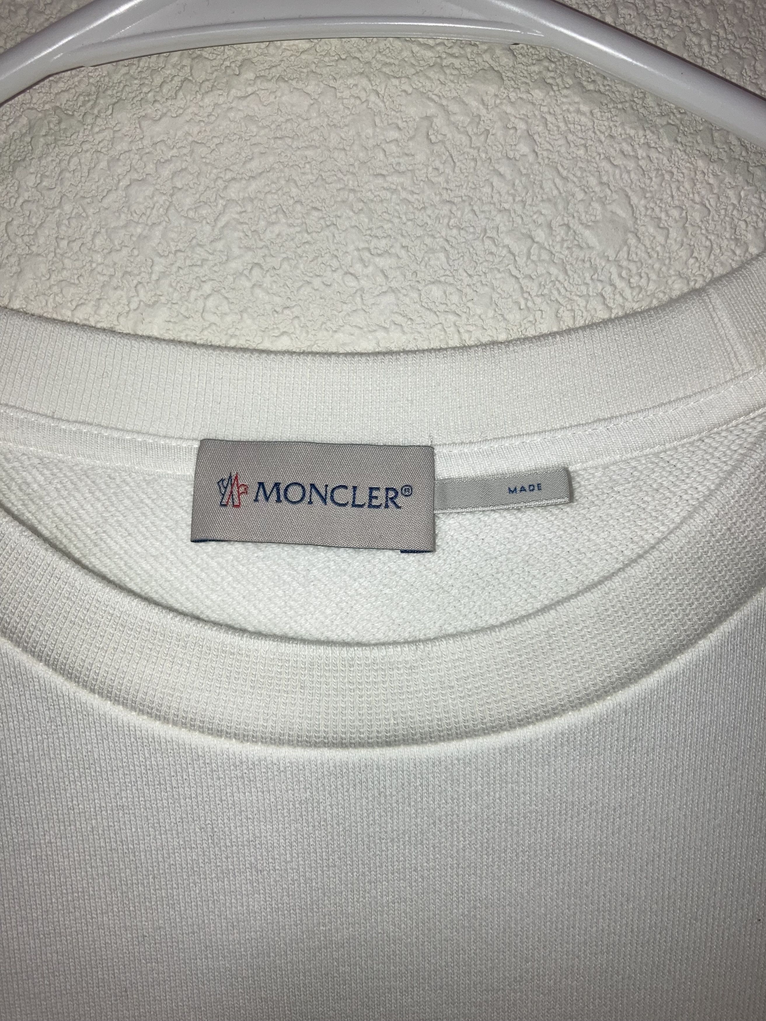 Moncler Moncler Men's Long-Sleeve Logo Stamp Sweatshirt XL Size US XL / EU 56 / 4 - 3 Thumbnail