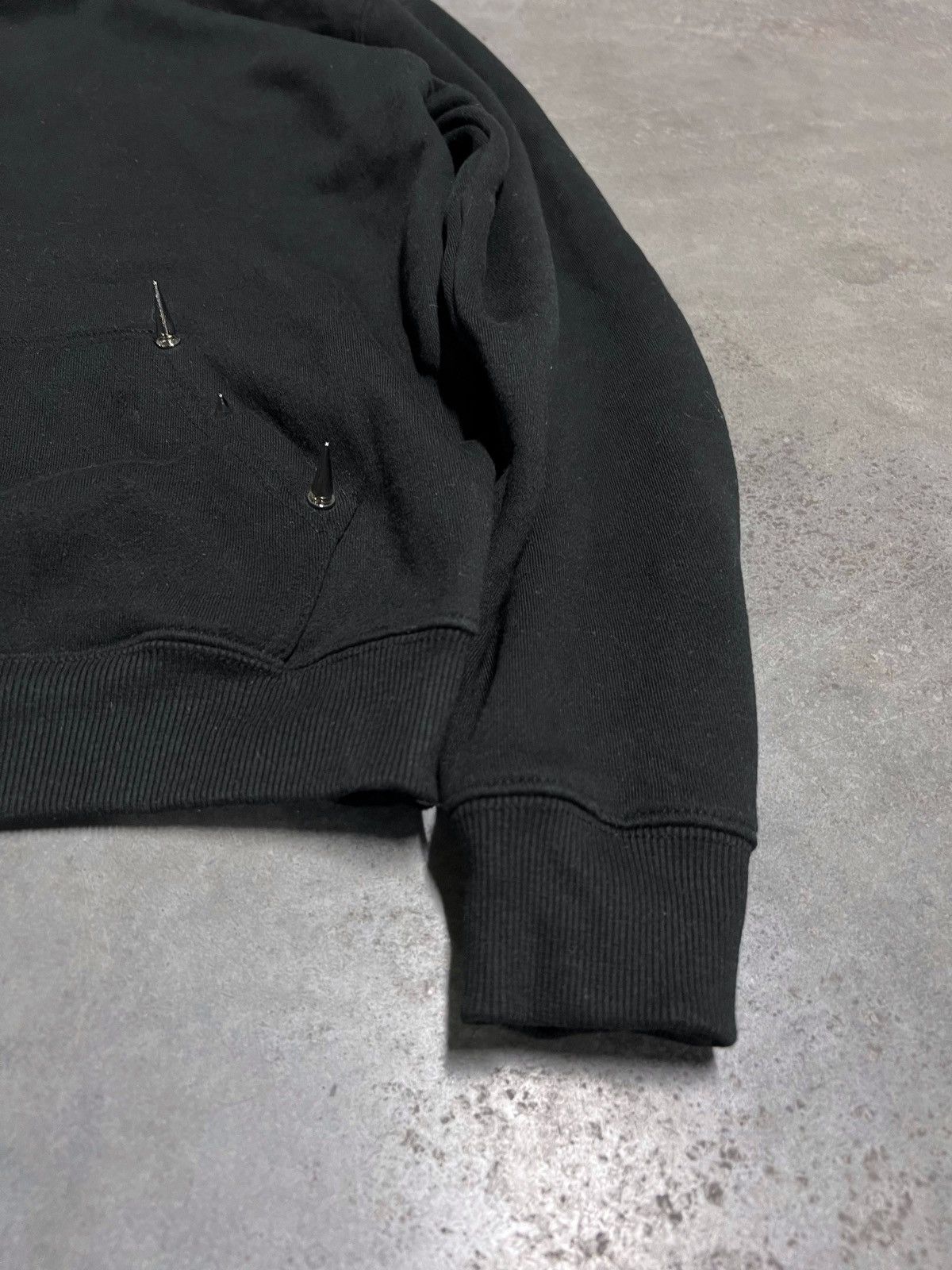 Japanese Brand Japanese Style Custom Spiked Faux Fur Hoodie Ifsixwasnine Size US M / EU 48-50 / 2 - 5 Thumbnail