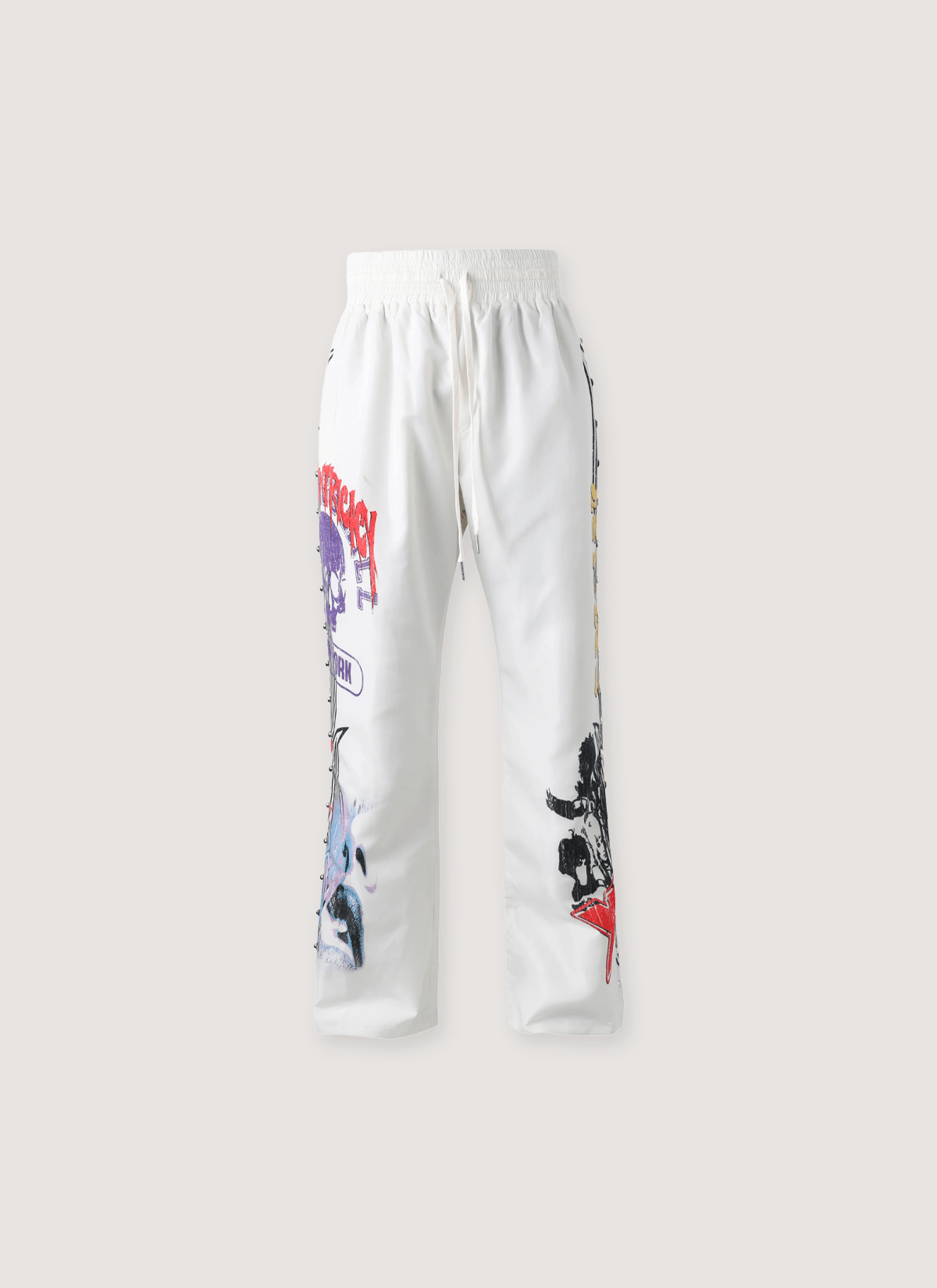 LOST INTRICACY University Sweatpants Cream Size US 32 / EU 48 - 1 Thumbnail