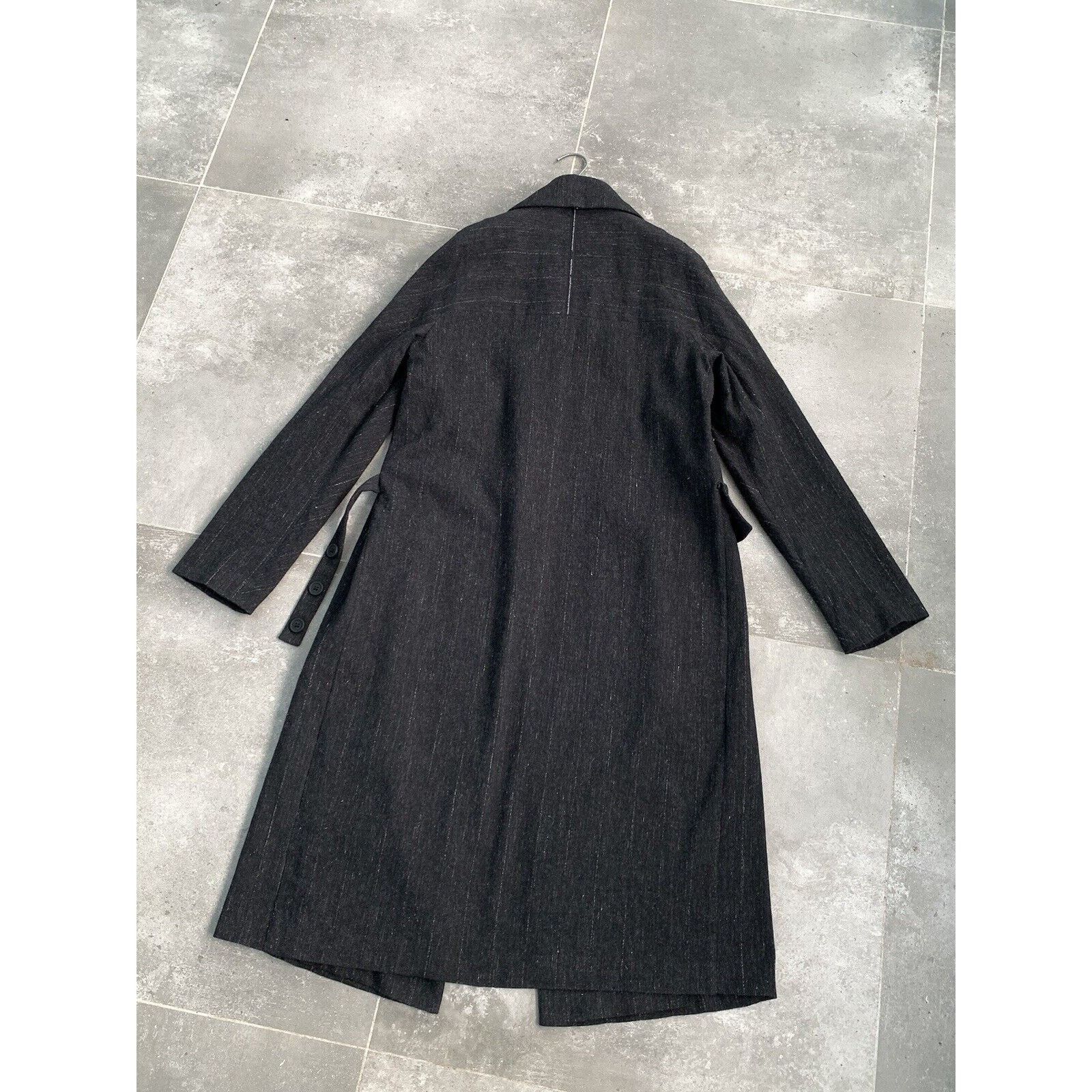 Annette Gortz × Designer Women's ANNETTE GORTZ LINEN Trench Coat Jacket EU 38 UK 10 Size M / US 6-8 / IT 42-44 - 23 Thumbnail