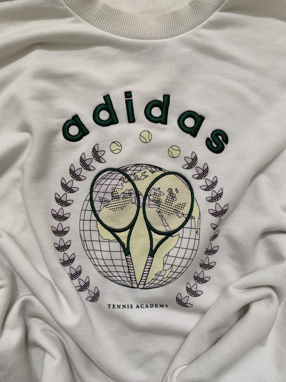 Adidas Adidas Tennis Academy Cropped Sweatshirt Size US M / EU 48-50 / 2 - 3 Thumbnail