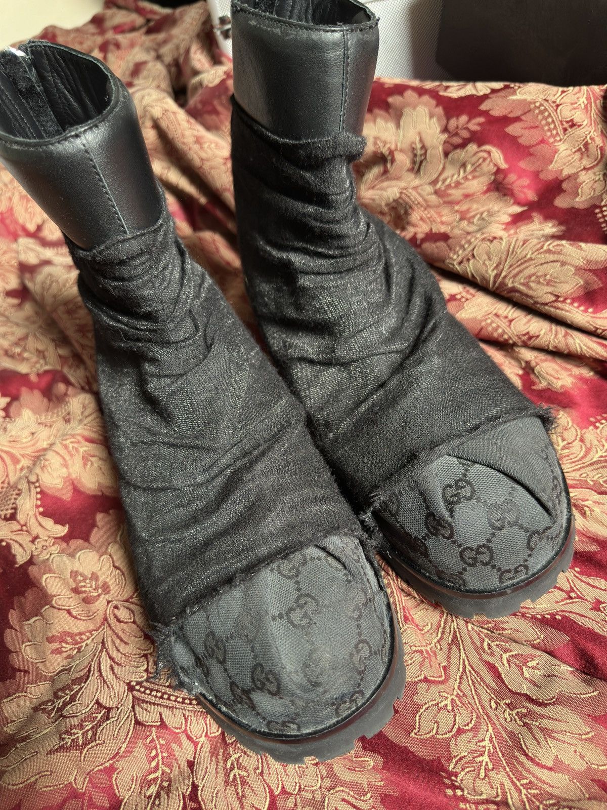 424 424 Gucci Marathon boots 1 of 1 custom sz47 Tom Ford era Size US 13 / EU 46 - 15 Thumbnail