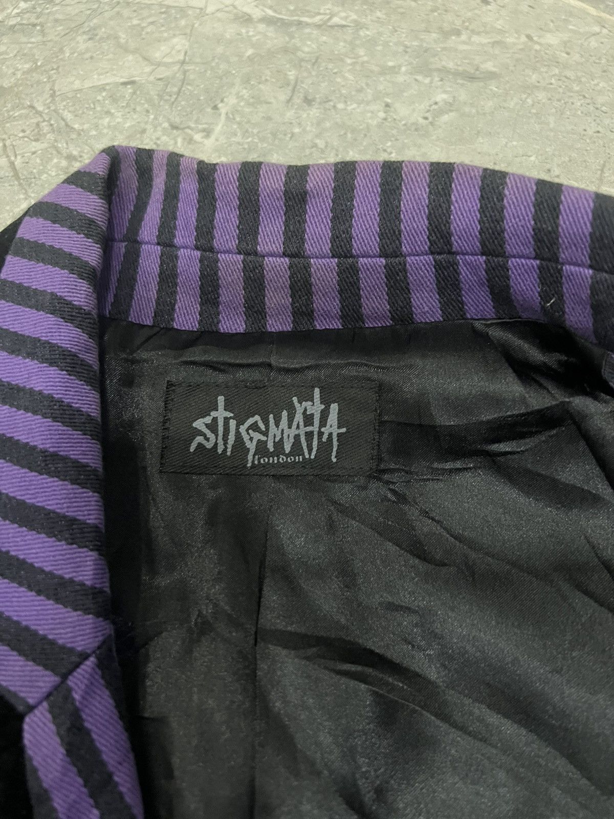 Sex Pot ReVeNGe Stigmata by Sexy Dynamite London Striped School Blazer Size M / US 6-8 / IT 42-44 - 8 Thumbnail