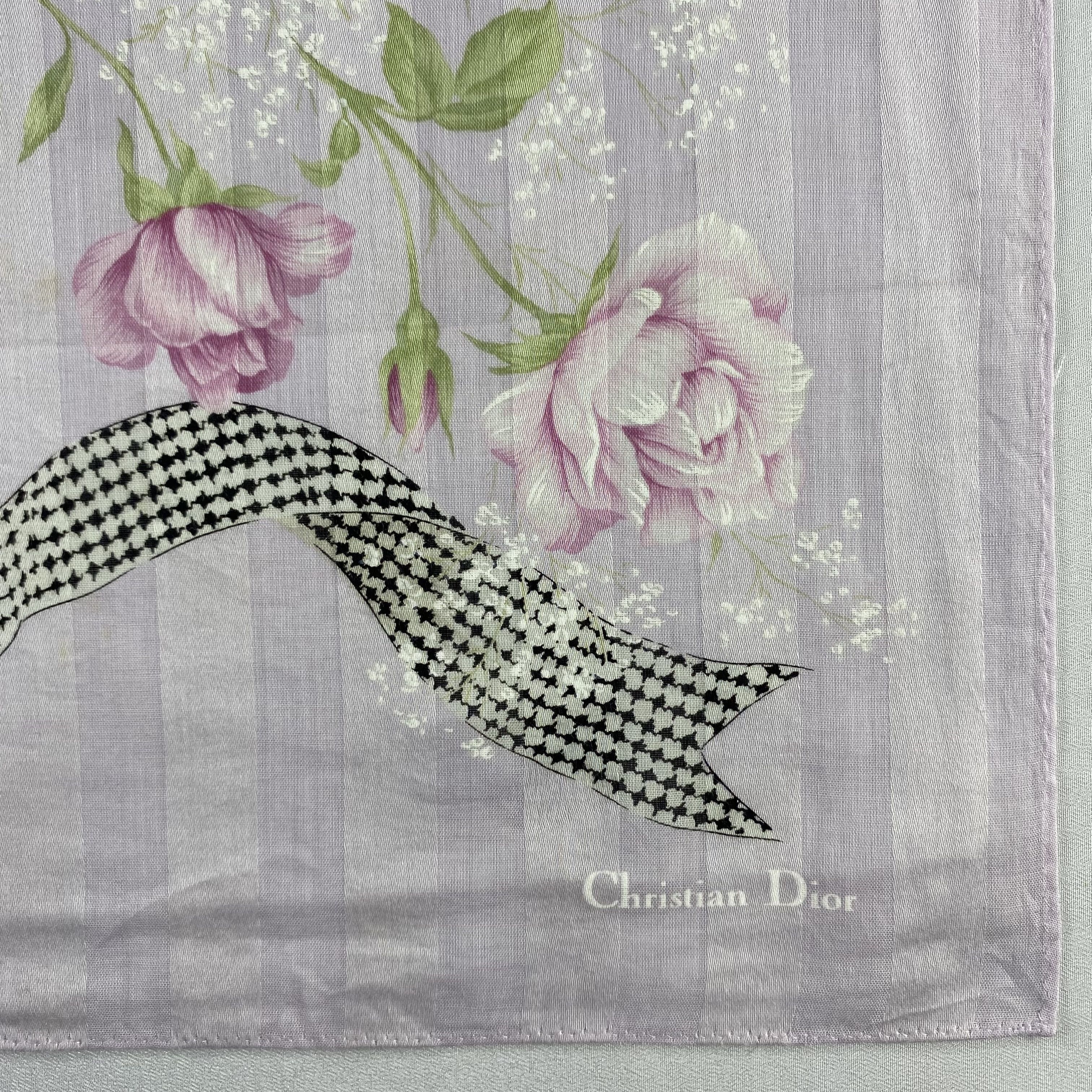 Vintage Christian Dior Monsieur Handkerchief / Neckerchief-P803 Size ONE SIZE - 3 Thumbnail