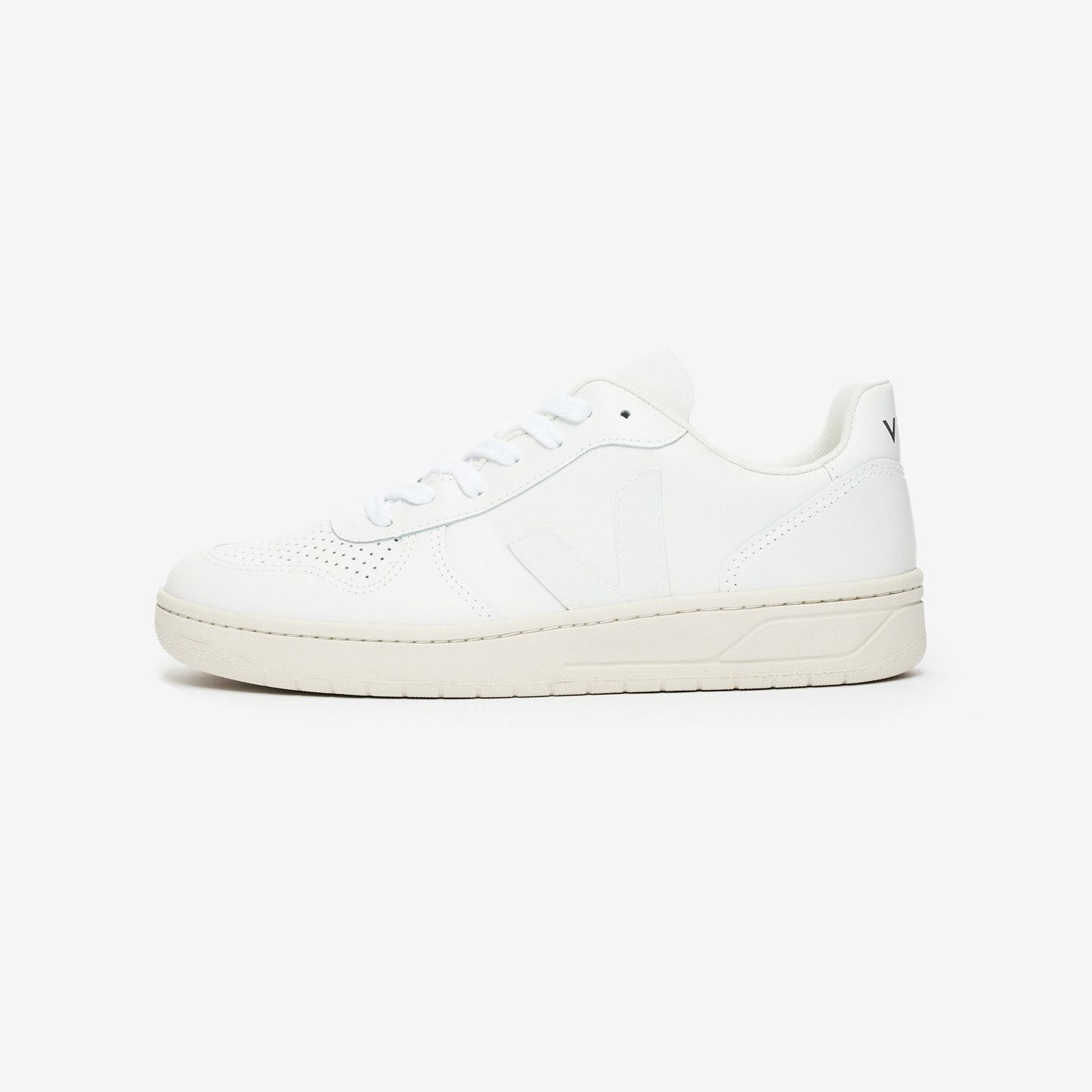 Veja o1s22i1n0924 V-10 Leather Sneakers in White Size US 10 / IT 40 - 5 Thumbnail