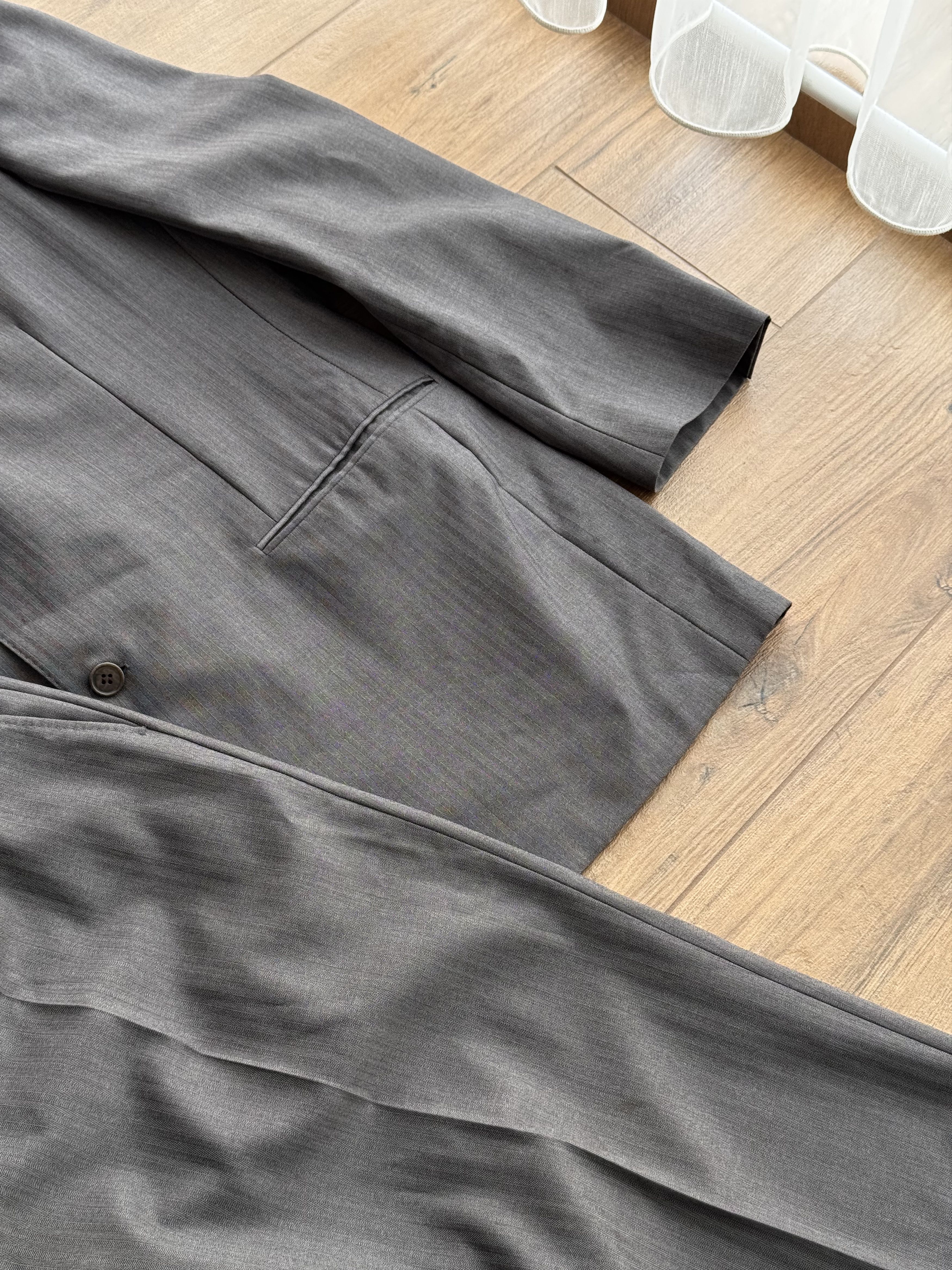 Canali × Vintage Vintage Canali Covela Luxury Pure Wool Formal Suit Size 56R Size 54R - 8 Thumbnail