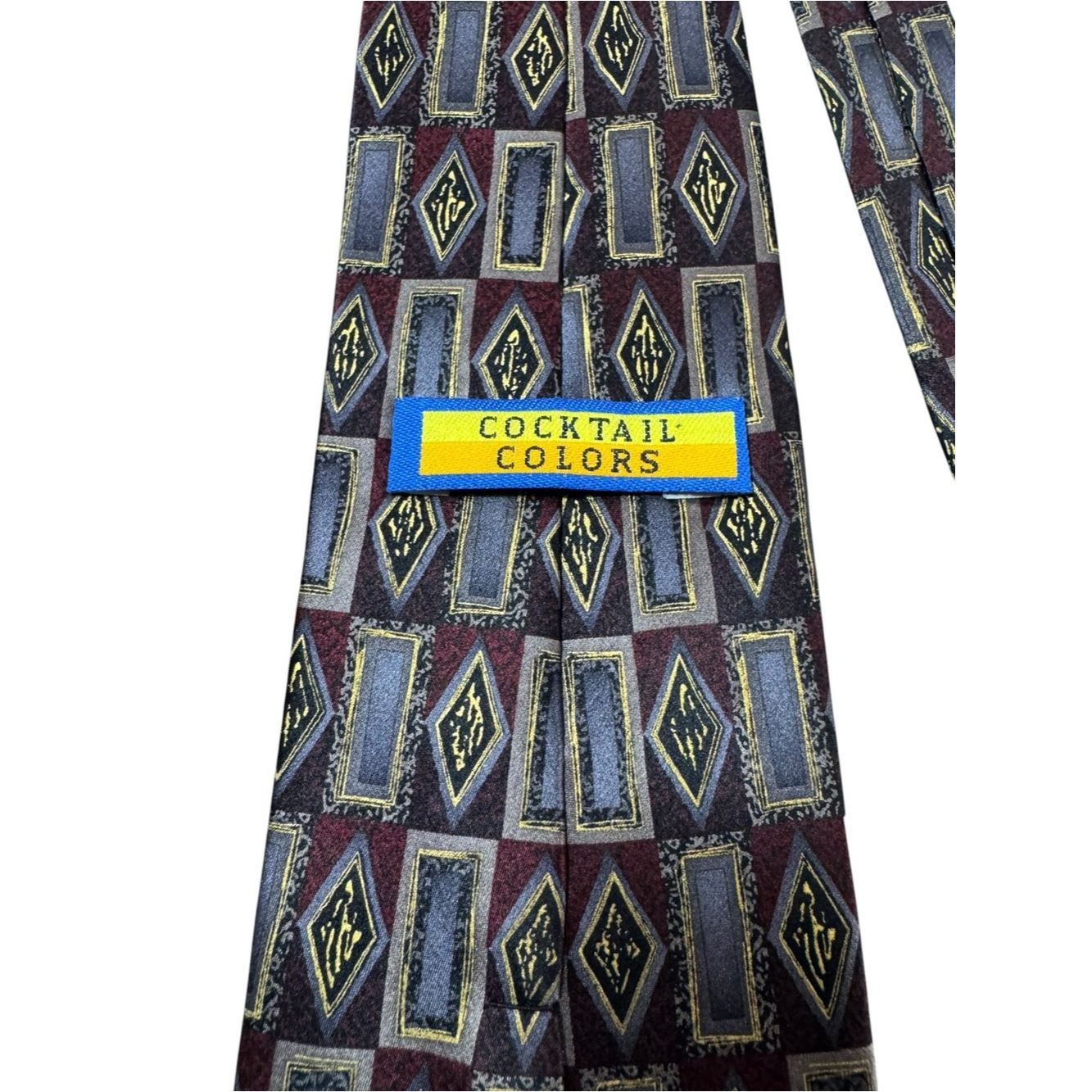 Other Cocktail Colors Abstract Print Silk Tie Size ONE SIZE - 6 Thumbnail