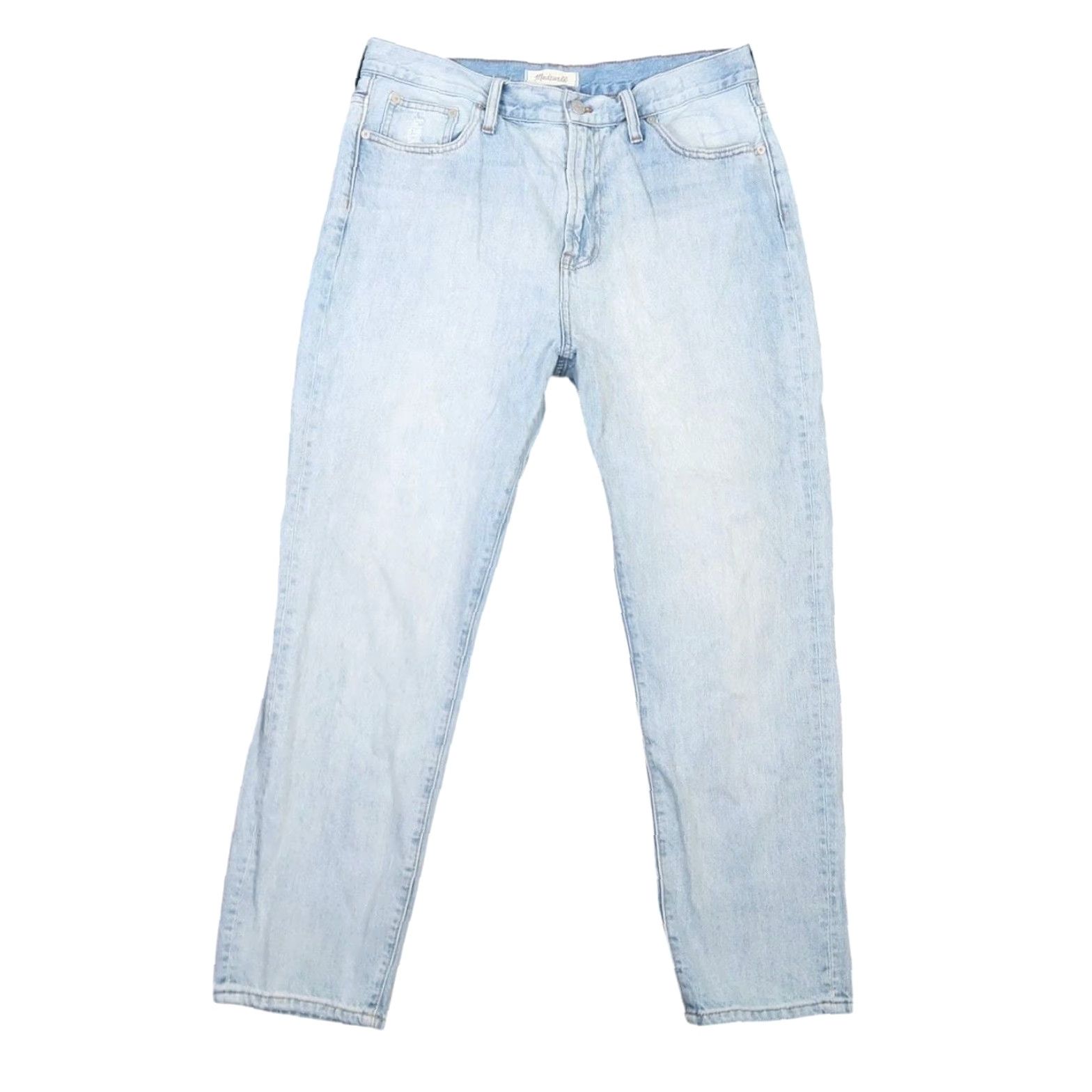 Madewell VINTAGE Madewell The Perfect Vintage Jean light wash blue denim Jeans 32 Womens Regular 32 in 100% Cotton High Rise Straight Mens/Boys? Size 24" / US 00 / IT 34 - 2 Thumbnail