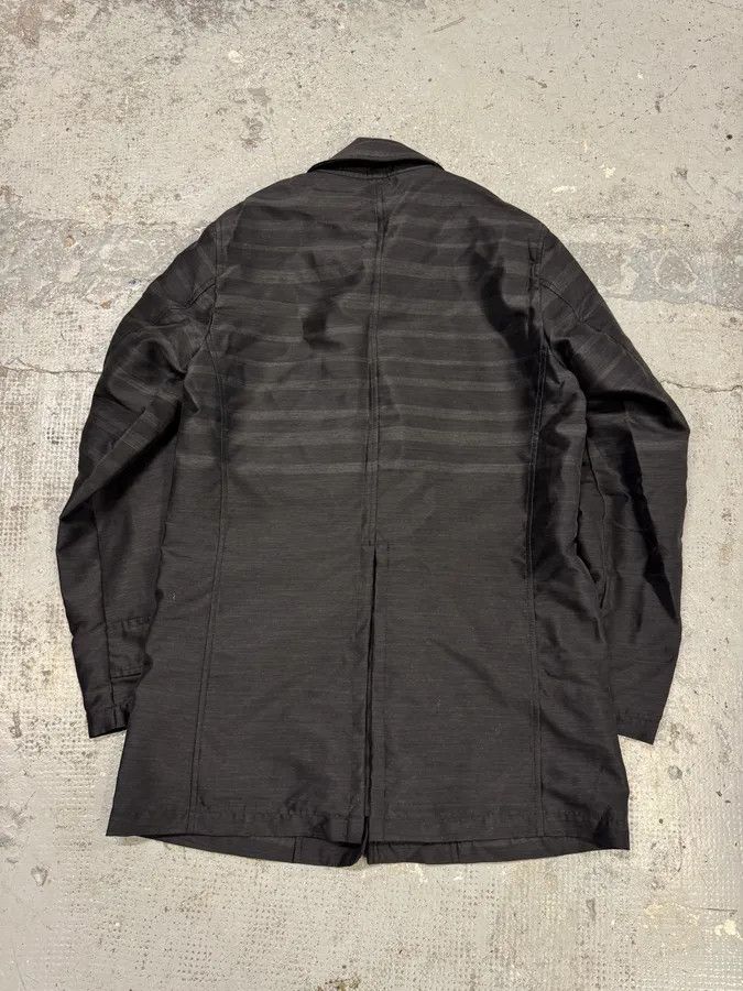 Emporio Armani AW2015 Emporio Armani Black Long Obscure Coach Jacket Size US M / EU 48-50 / 2 - 4 Thumbnail