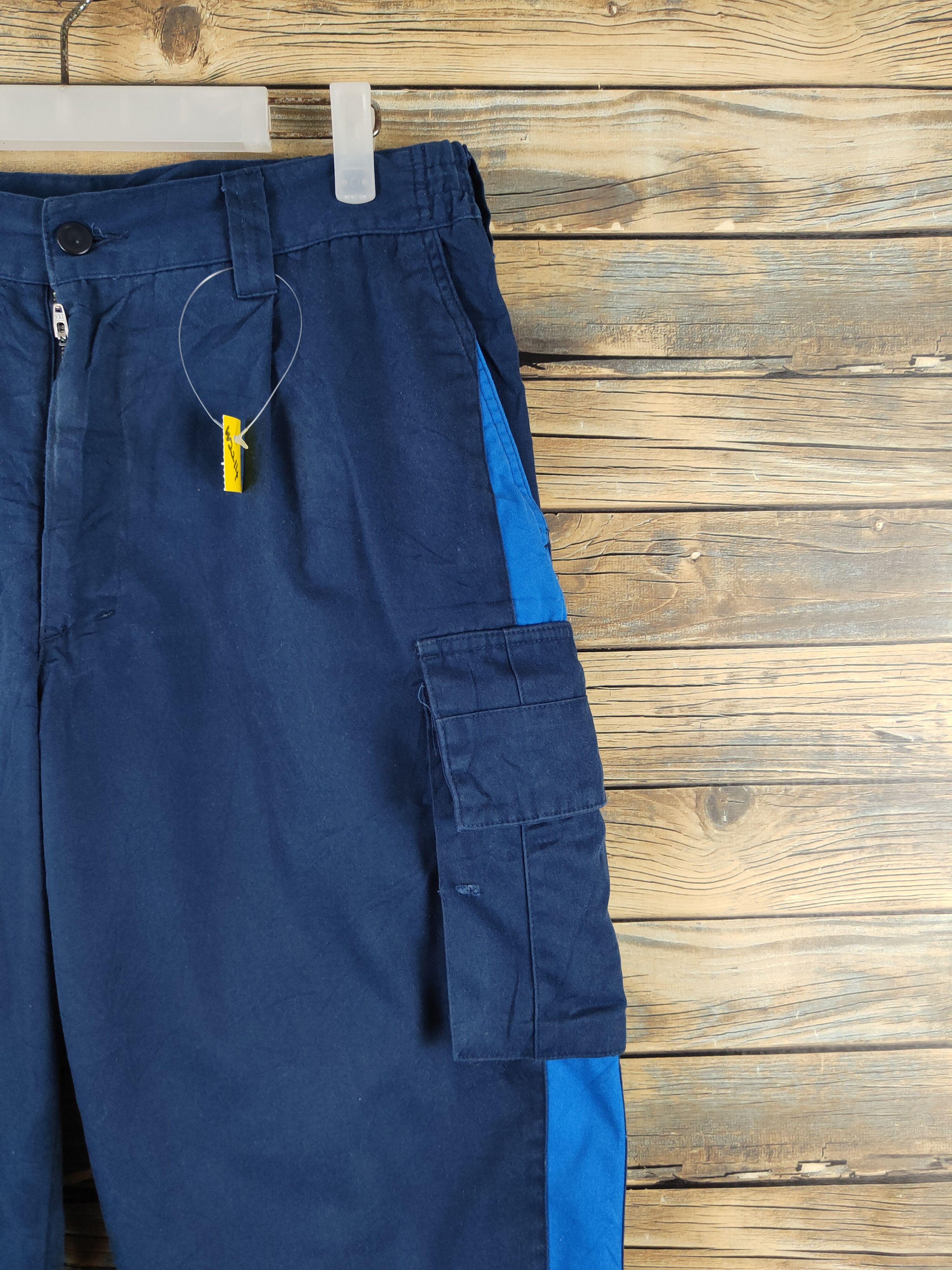 Japanese Brand × Vintage Yoshiyuki made in japan Navy Tactical Cargo Pants #W2214 Size US 32 / EU 48 - 6 Thumbnail