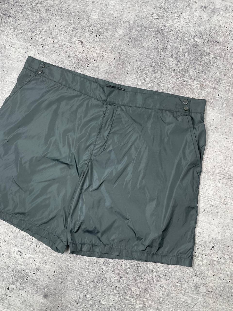Prada Vintage 00s Prada Milano Nylon Shorts Y2K Size US 38 / EU 54 - 3 Thumbnail