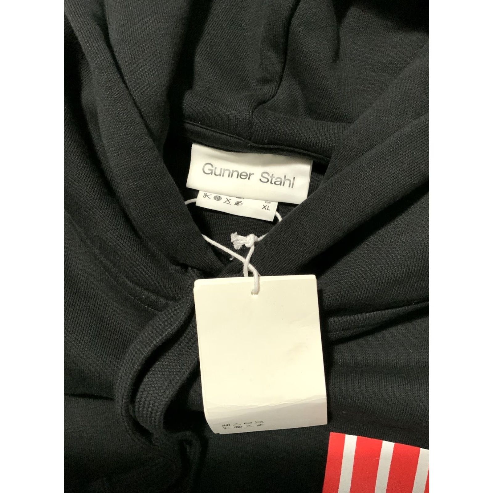 H&M NWT Gunner Stahl For President 2020 H&M Exclusive Black Terry Fleece Hoodie XL Mens Hoodie XL Black Pullover Fleece 58 Chest Size US XL / EU 56 / 4 - 6 Thumbnail