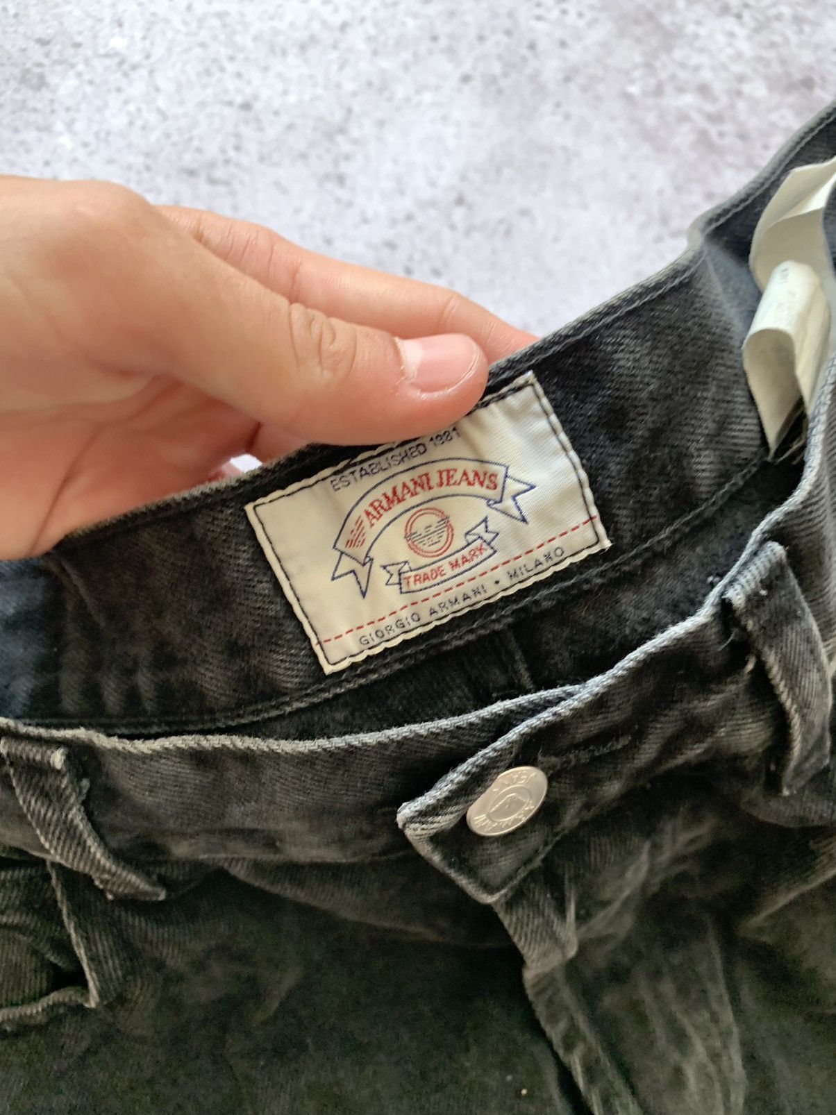 Giorgio Armani × Vintage 🔥VINTAGE ARMANI JEANS MADE IN ITALY Size US 32 / EU 48 - 17 Thumbnail