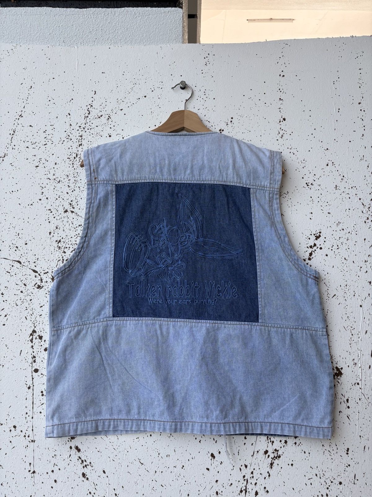 Cartoon Network NYC Embroidered Denim Vest Jacket Cartoon Motif Size US M / EU 48-50 / 2 - 8 Thumbnail