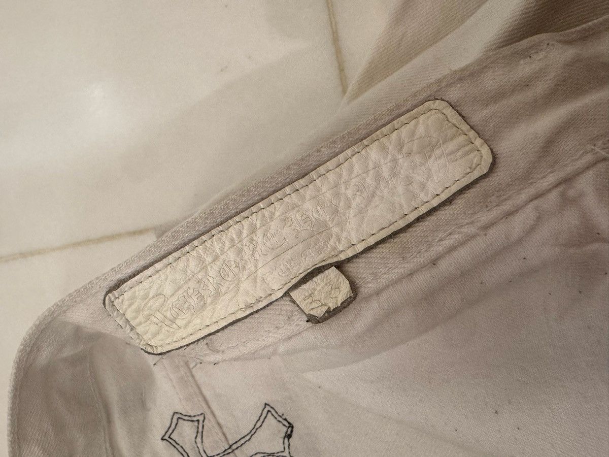 Chrome Hearts Chrome Hearts x Levis - White/ Leopard Cross patch denim Size US 33 - 15 Thumbnail