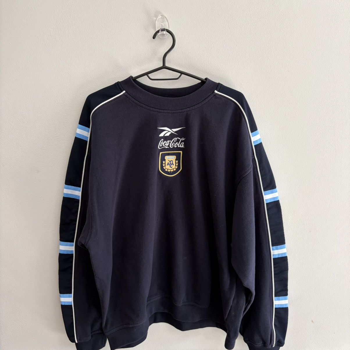 Reebok Reebok x AFA x Coca-Cola Argentina Sweatshirt 99/00 Vintage Size US L / EU 52-54 / 3 - 1 Thumbnail