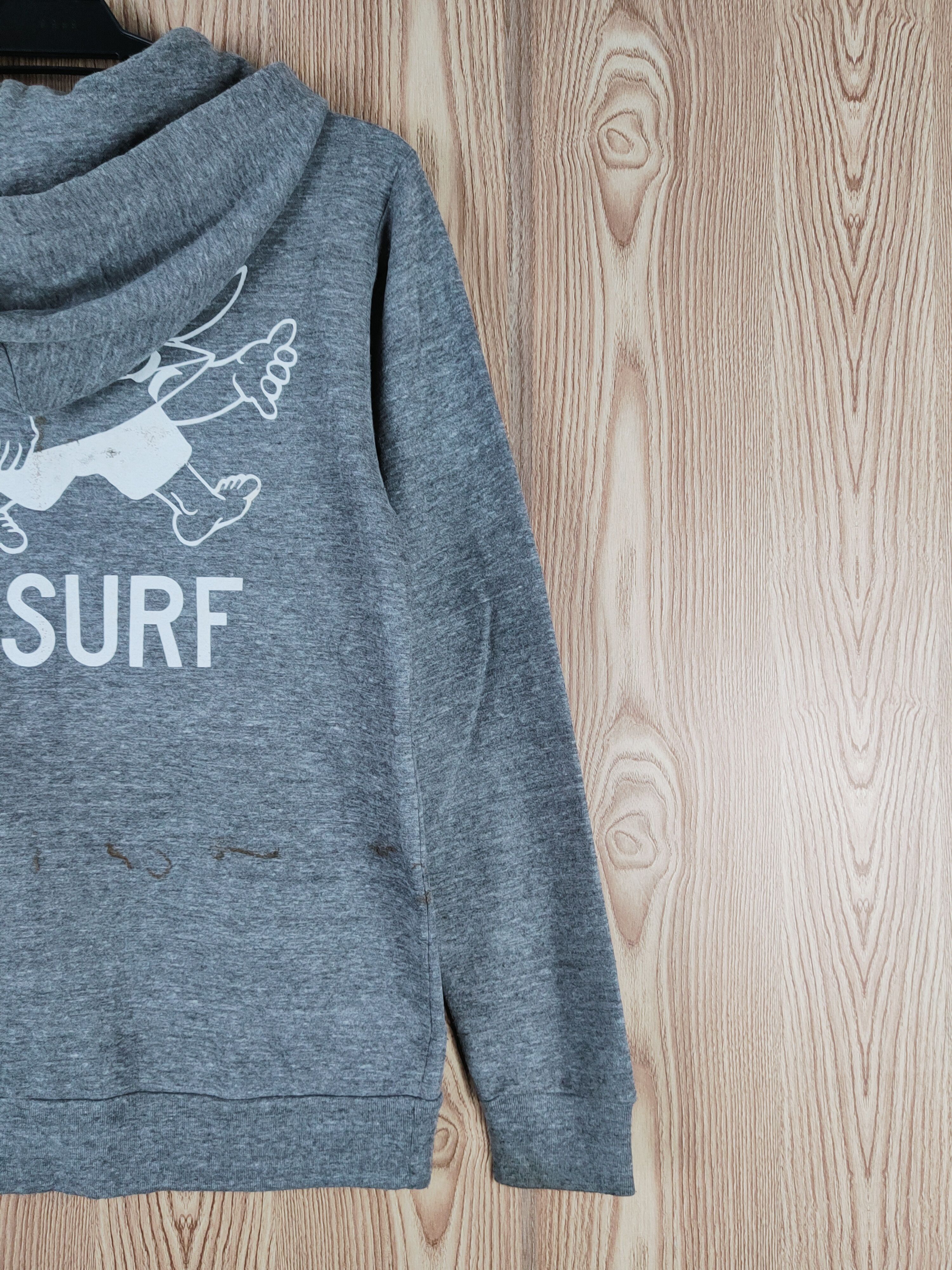 Hurley × Vintage Vintage & Faded Hurley Dark Gray Go Surf Hoodie Sweaters Size US M / EU 48-50 / 2 - 12 Thumbnail
