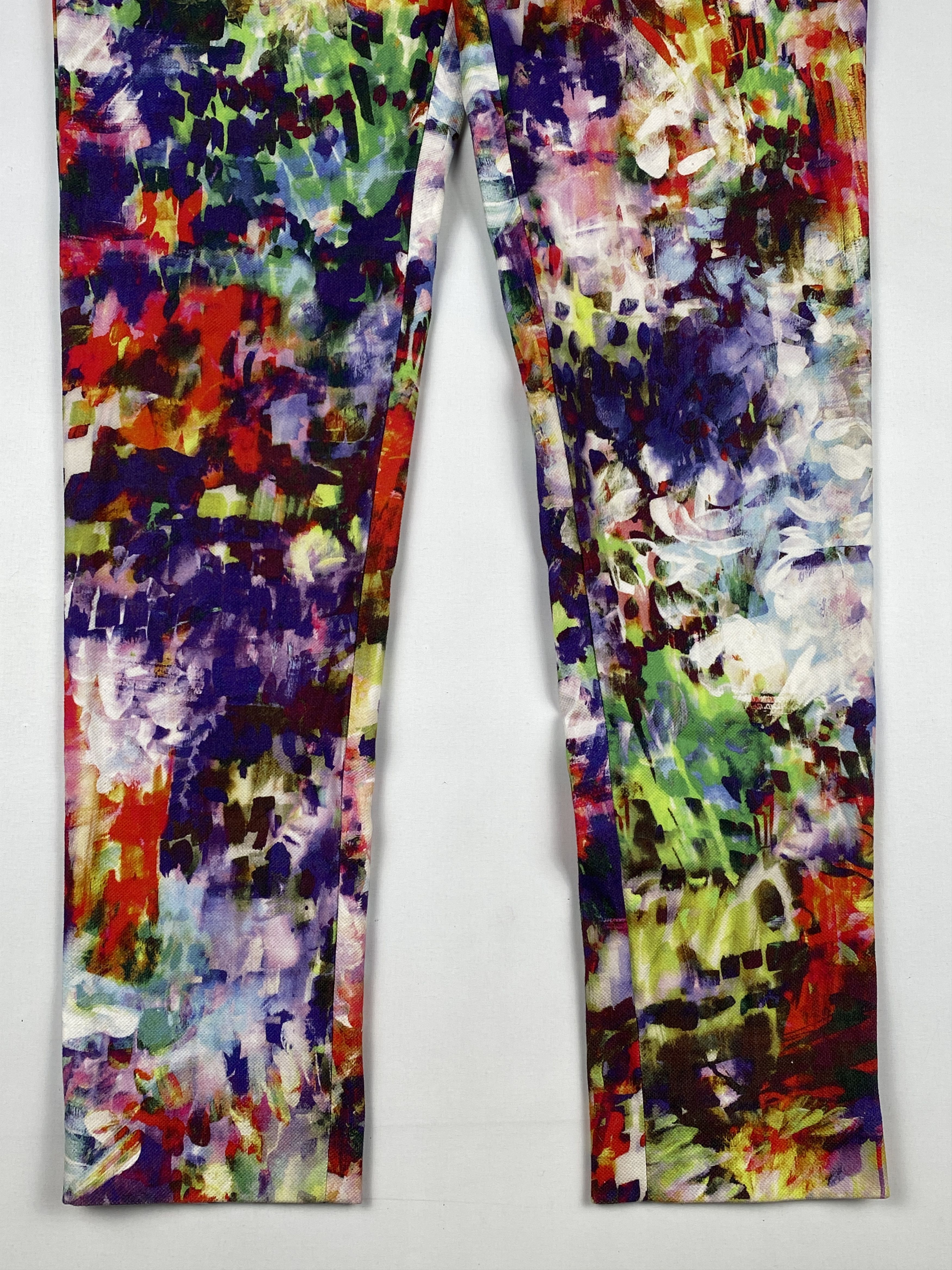 Dolce & Gabbana Multicolor Paint Splatter Print Jeans Size 30" / US 8 / IT 44 - 4 Thumbnail