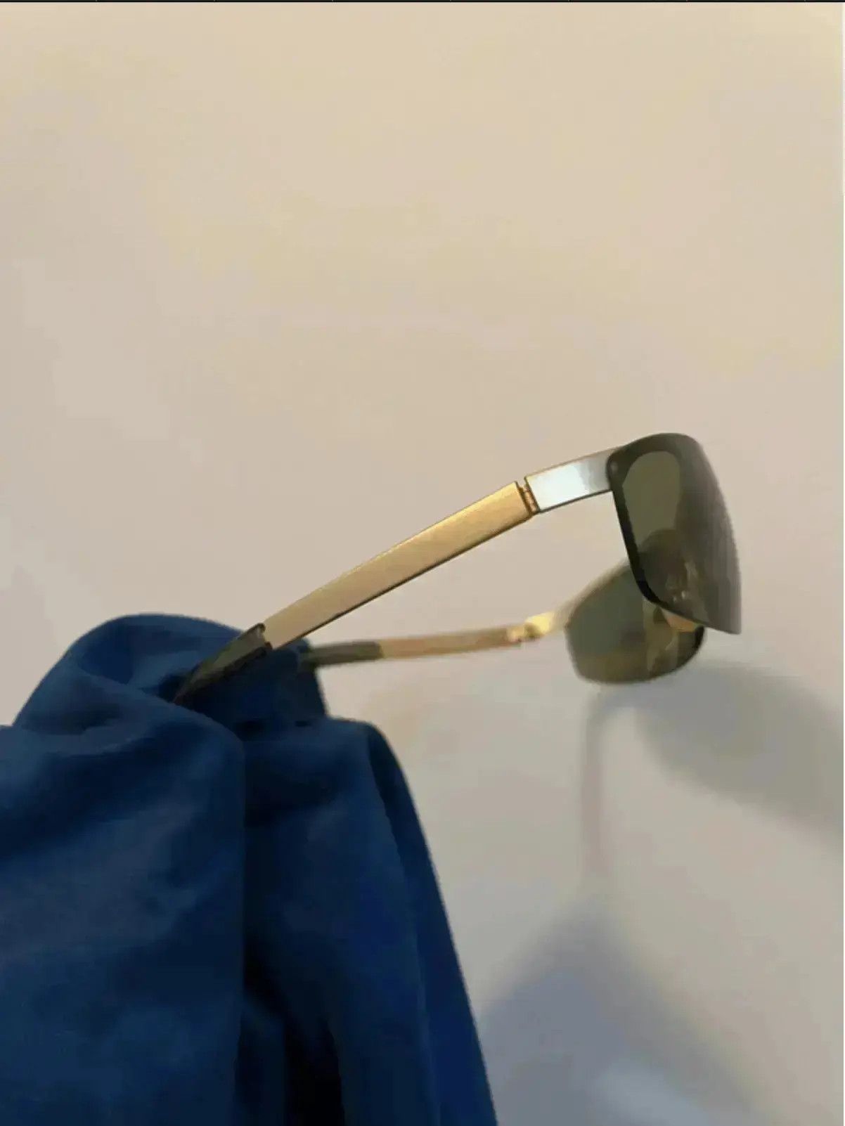 Versace × Versus Versace × Vintage VERSACE Versus Sunglasses Rimless Wrap Shield Sport 90s Size ONE SIZE - 4 Thumbnail