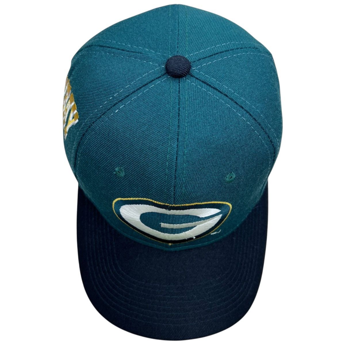 NFL × Sports Specialties × Vintage 1990s NFL Green Bay Packers Side Wave Sports Specialties Hat Size ONE SIZE - 6 Thumbnail